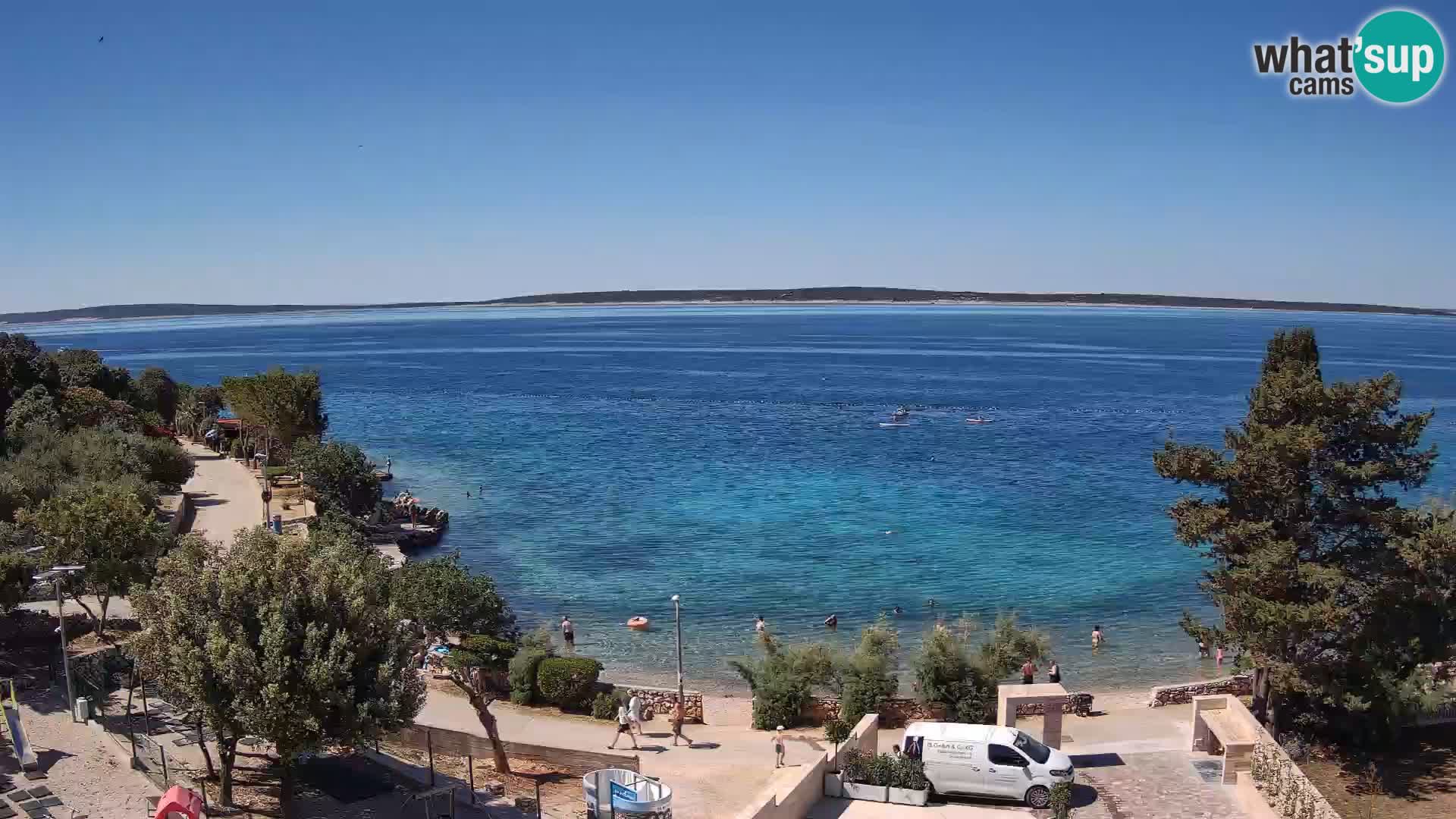Webcam Playa Male Mandre en directo – Isla de Pag