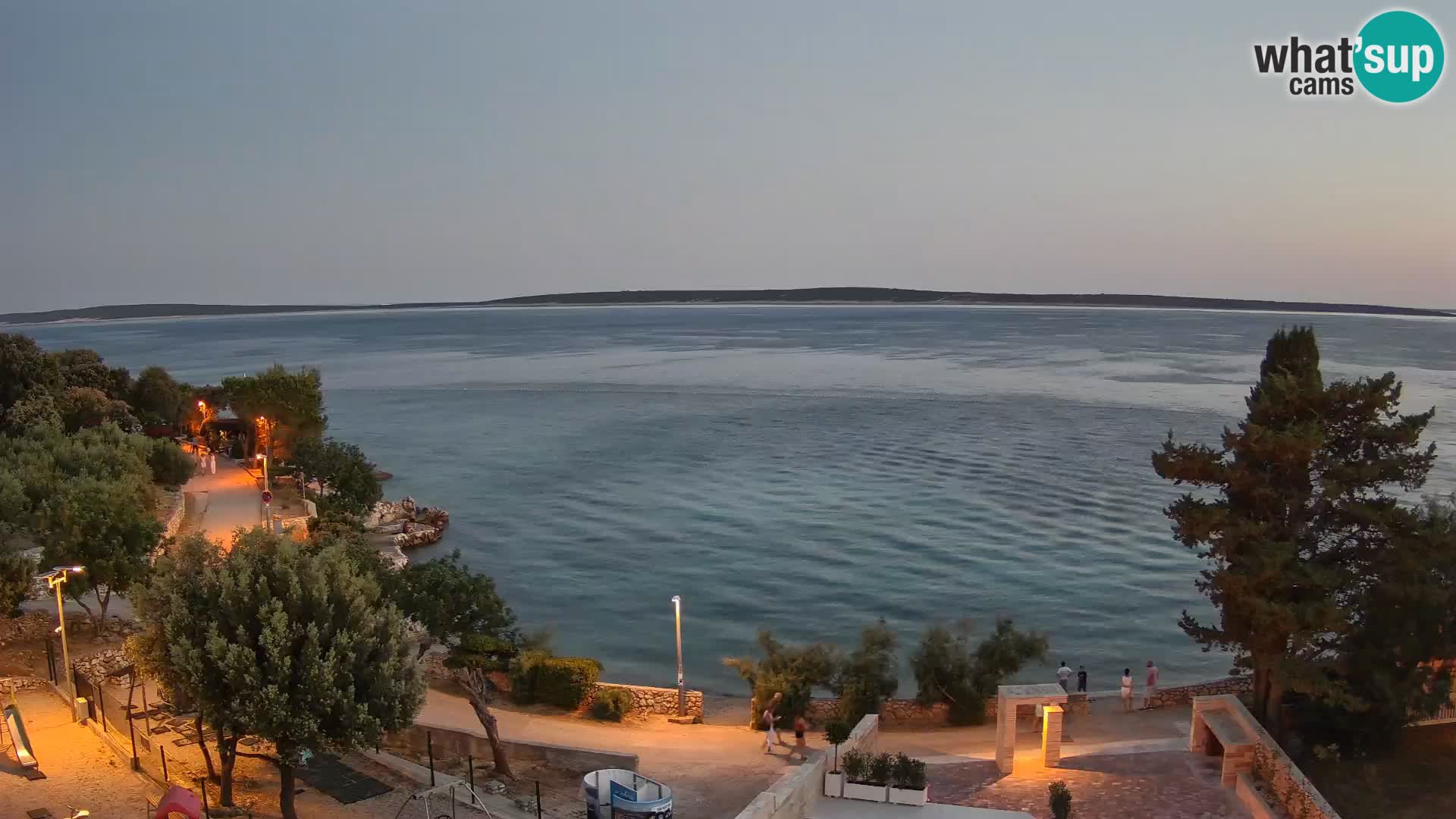Webcam Plaža Male Mandre – Live View from Pag Island