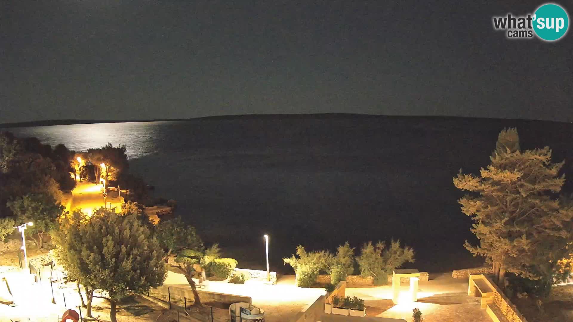 Webcam Plaža Male Mandre – Live View from Pag Island