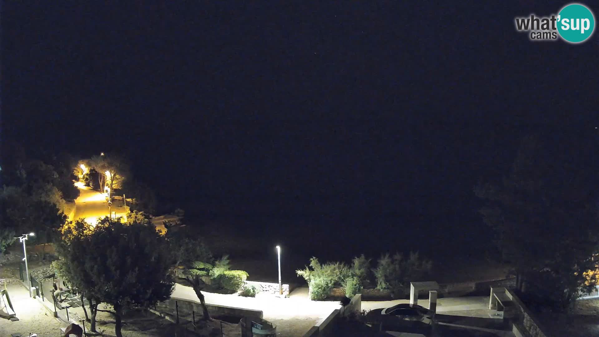 Webcam Plaža Male Mandre – Live View from Pag Island