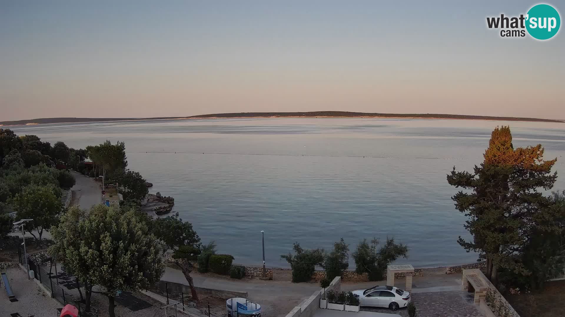 Webcam Plaža Male Mandre – Live View from Pag Island