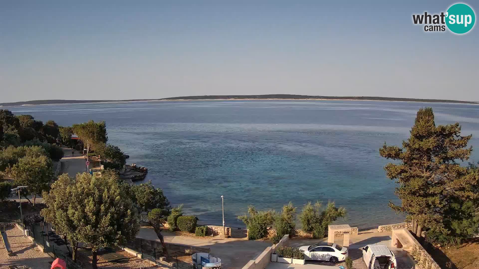 Webcam Playa Male Mandre en directo – Isla de Pag