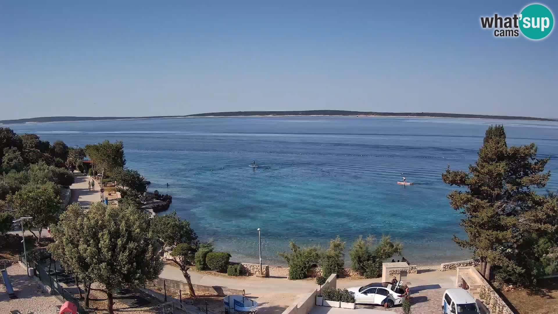 Webcam Playa Male Mandre en directo – Isla de Pag