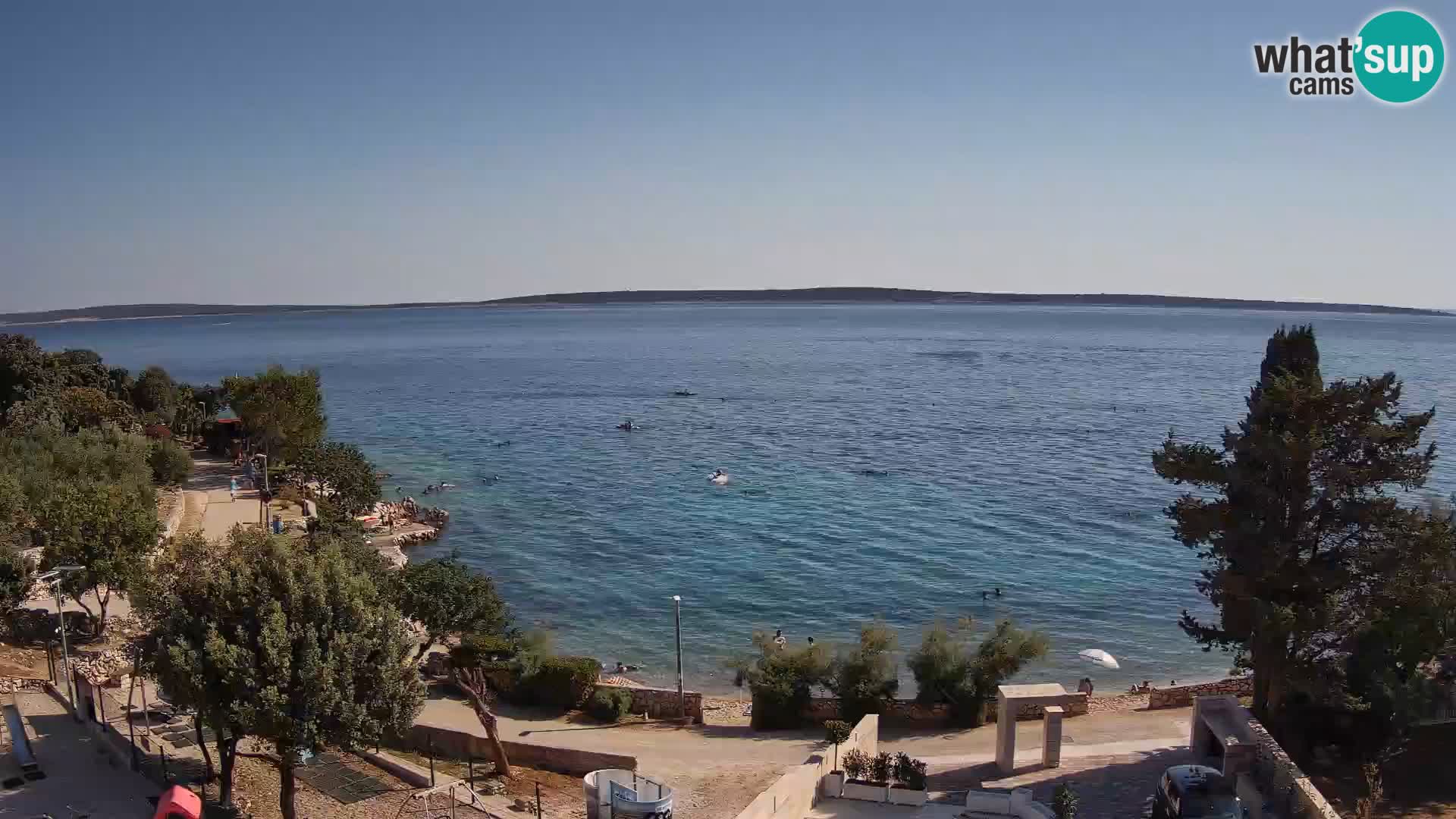 Webcam Playa Male Mandre en directo – Isla de Pag