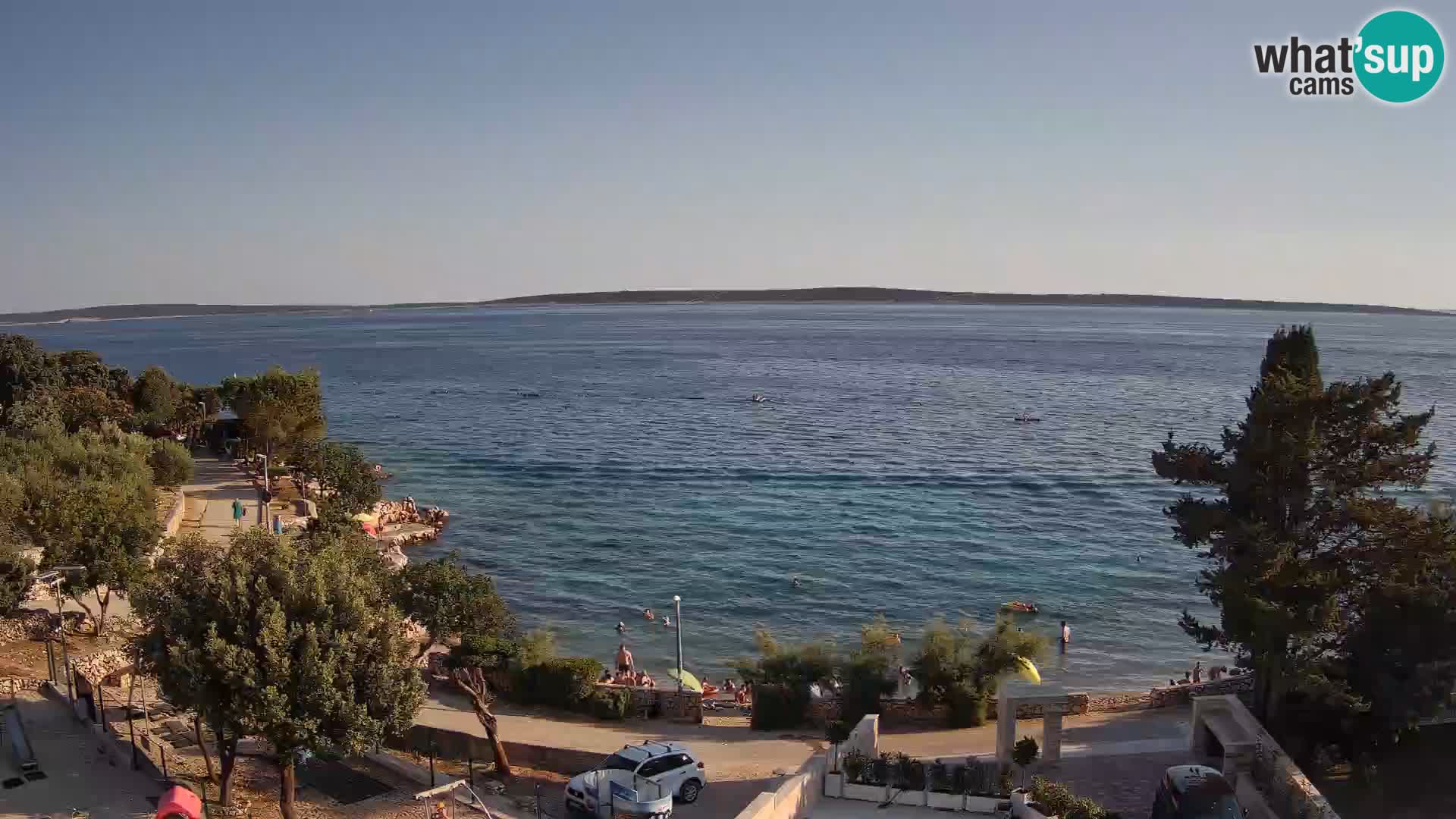 Webcam Playa Male Mandre en directo – Isla de Pag