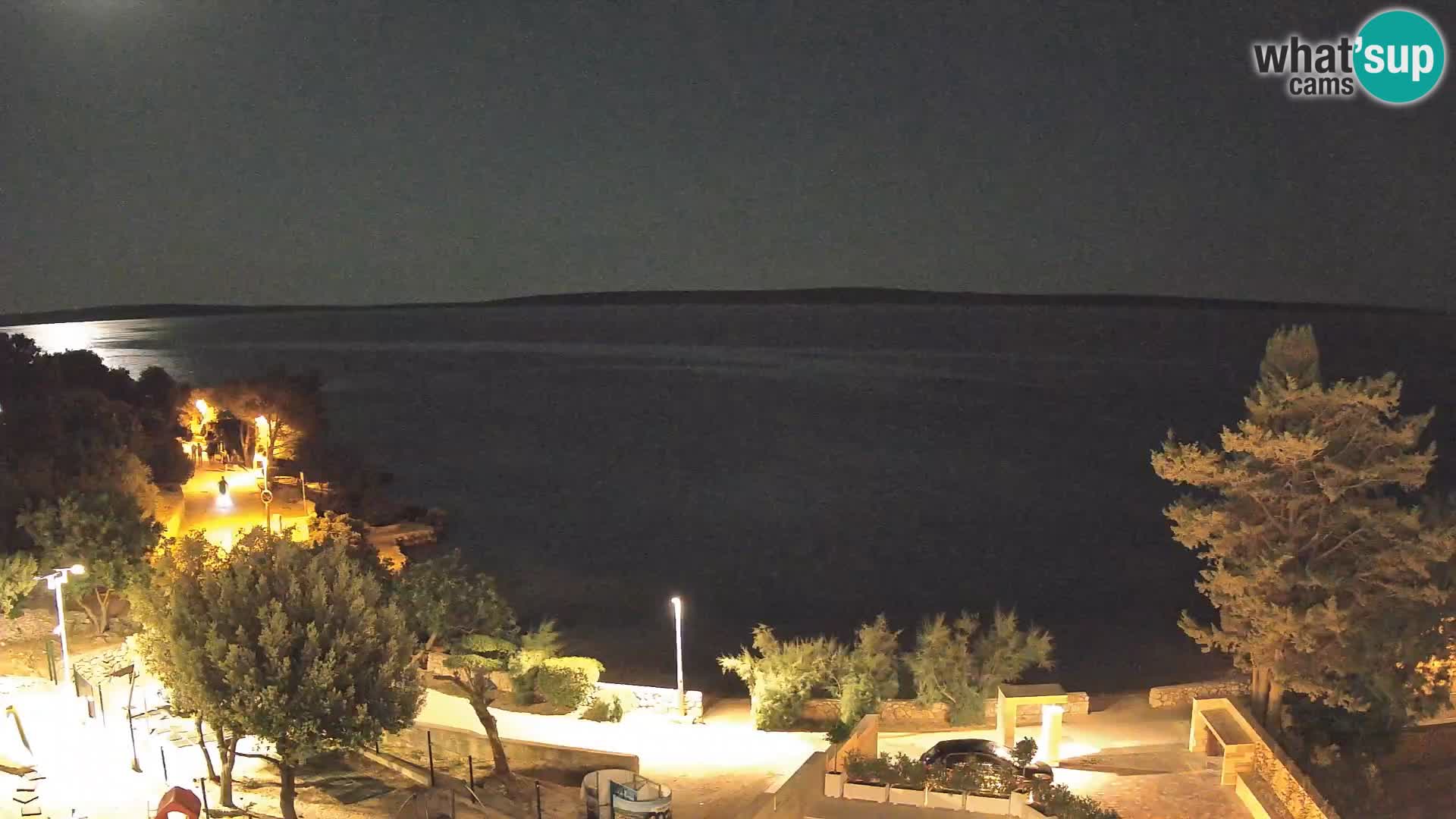 Webcam Plaža Male Mandre – Live View from Pag Island