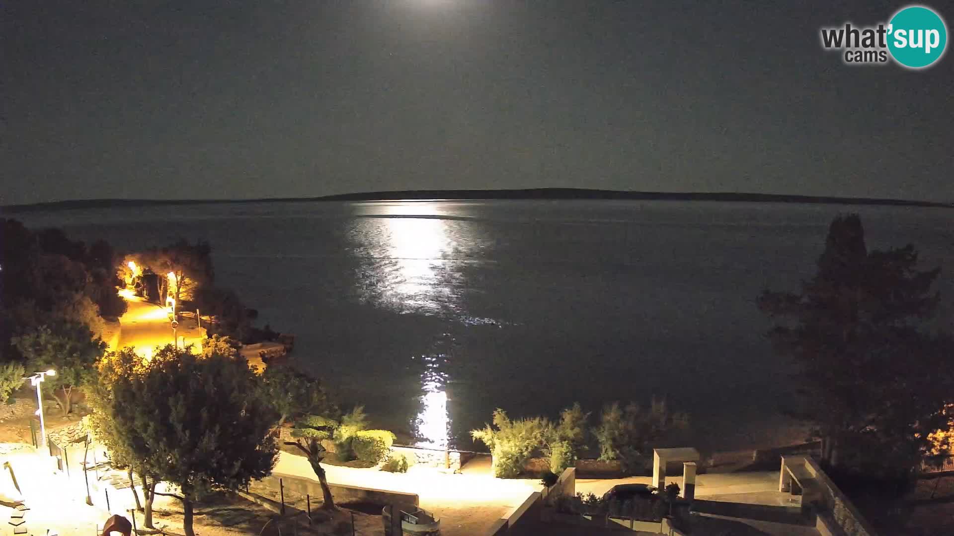 Webcam Plaža Male Mandre – Live View from Pag Island