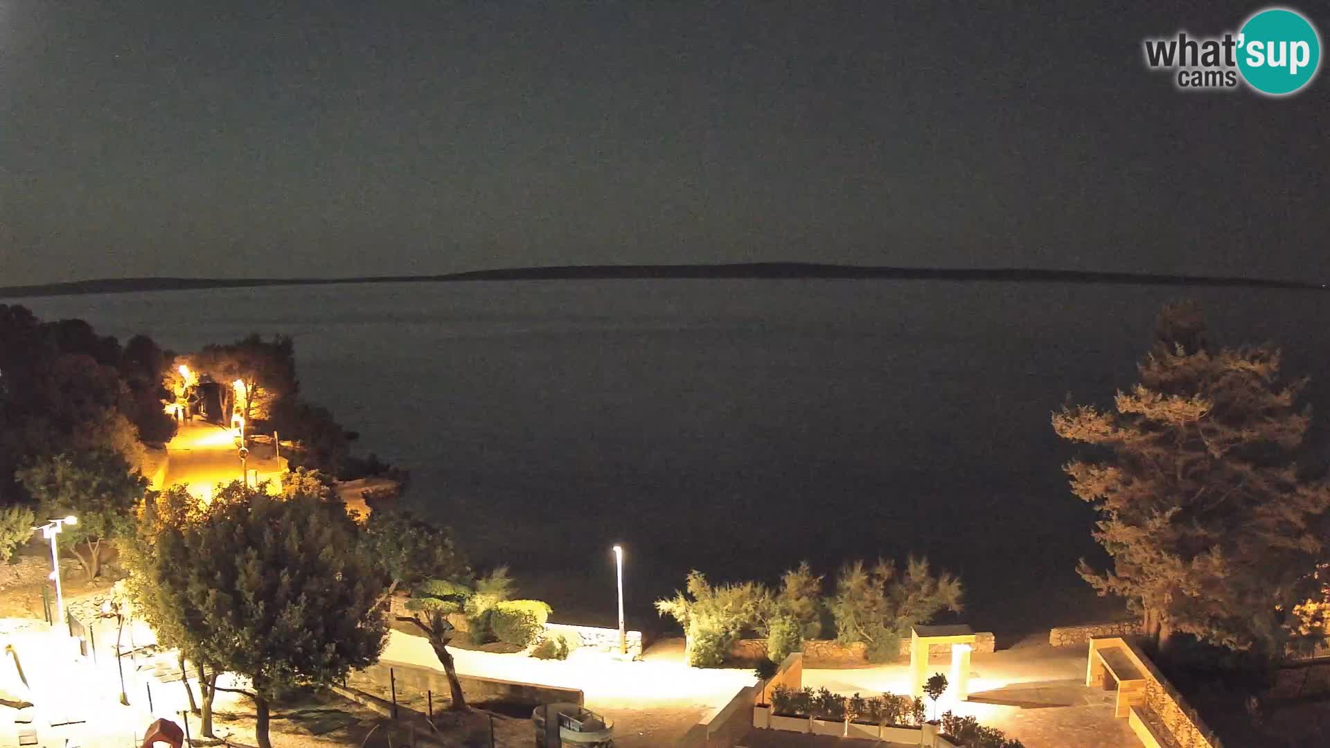 Webcam Plaža Male Mandre – Live View from Pag Island