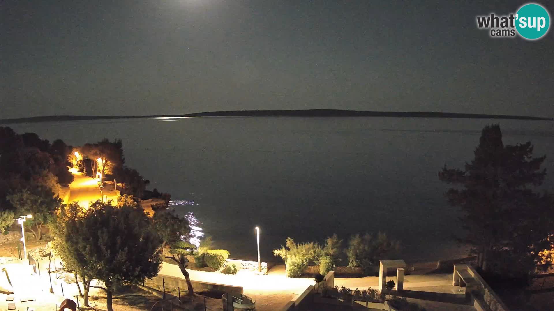 Webcam Plaža Male Mandre – Live View from Pag Island