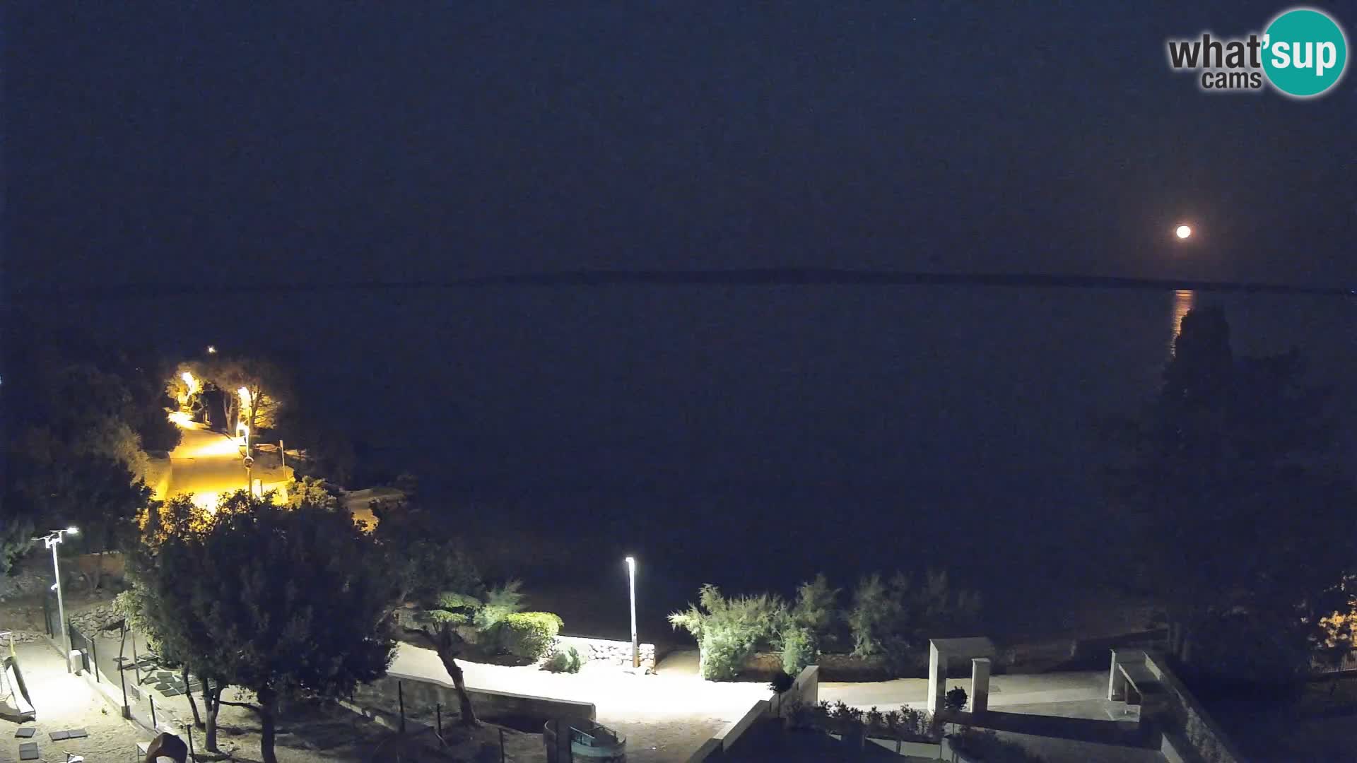 Webcam Plaža Male Mandre – Live View from Pag Island