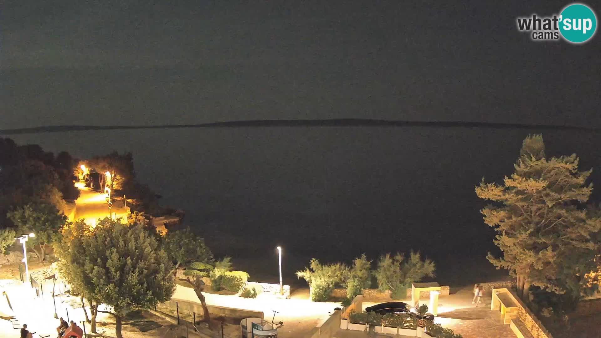 Webcam Plaža Male Mandre – Live View from Pag Island