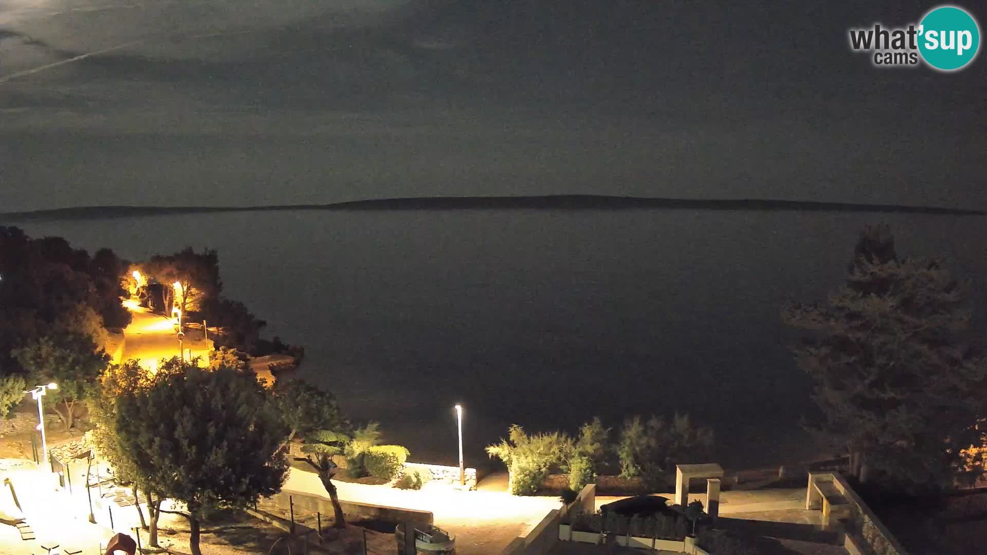 Webcam Plaža Male Mandre – Live View from Pag Island