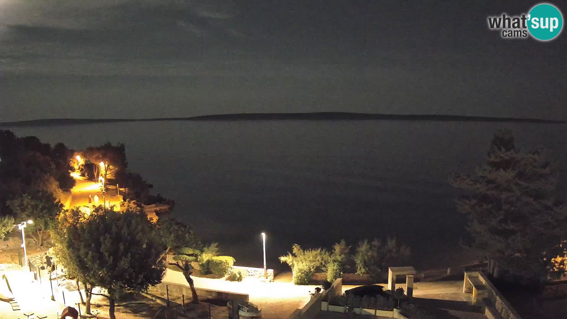 Webcam Plaža Male Mandre – Live View from Pag Island