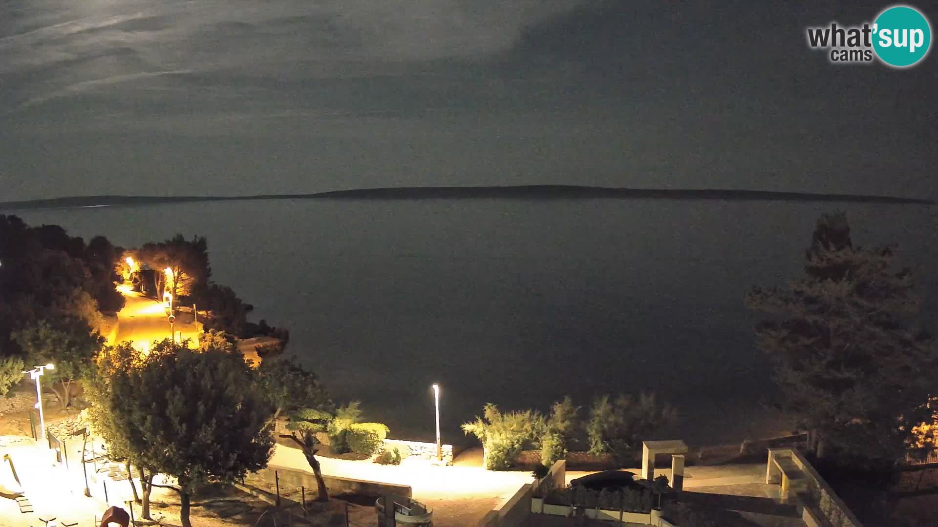Webcam Plaža Male Mandre – Live View from Pag Island