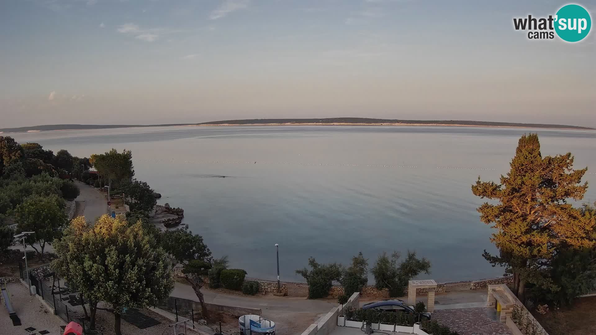 Webcam Plaža Male Mandre – Live View from Pag Island