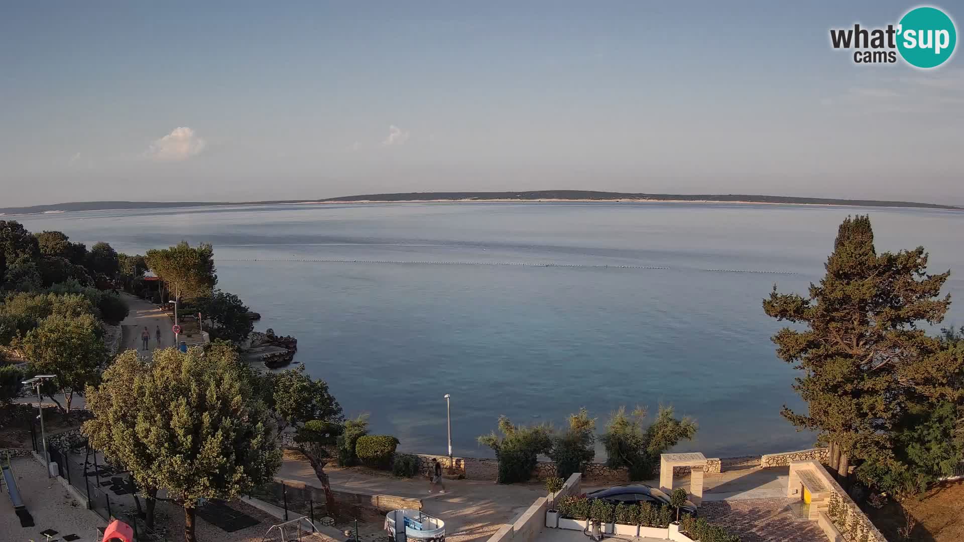 Webcam Plaža Male Mandre – Live View from Pag Island