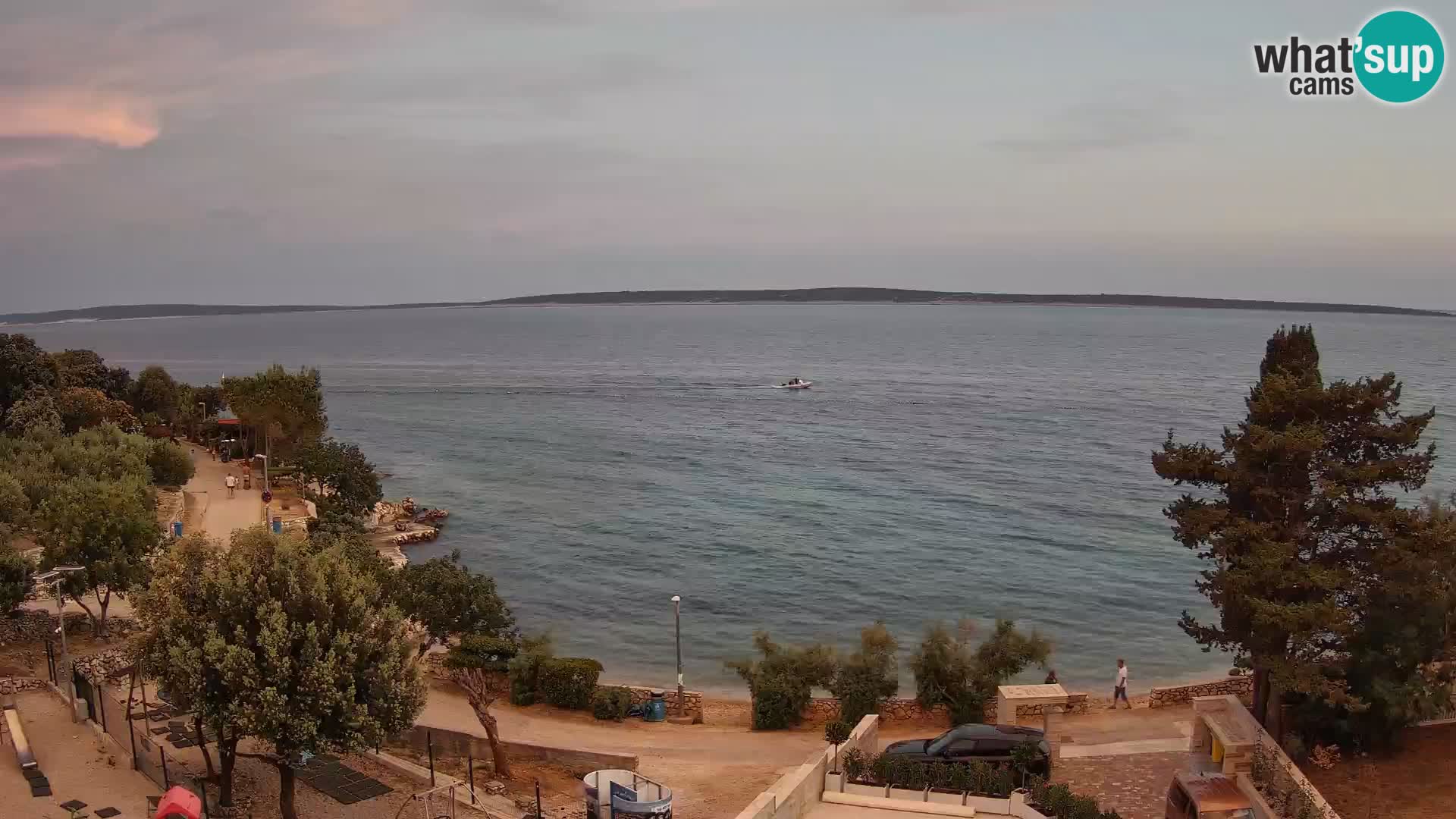 Webcam Plaža Male Mandre – Live View from Pag Island