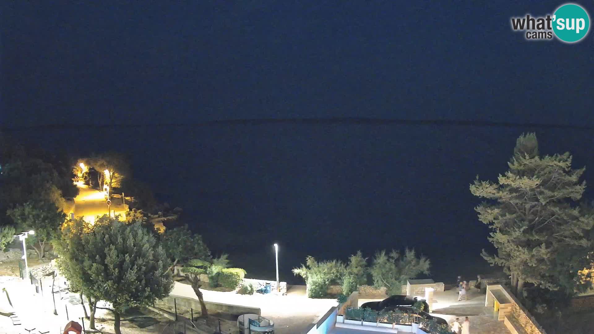 Webcam Plaža Male Mandre – Live View from Pag Island