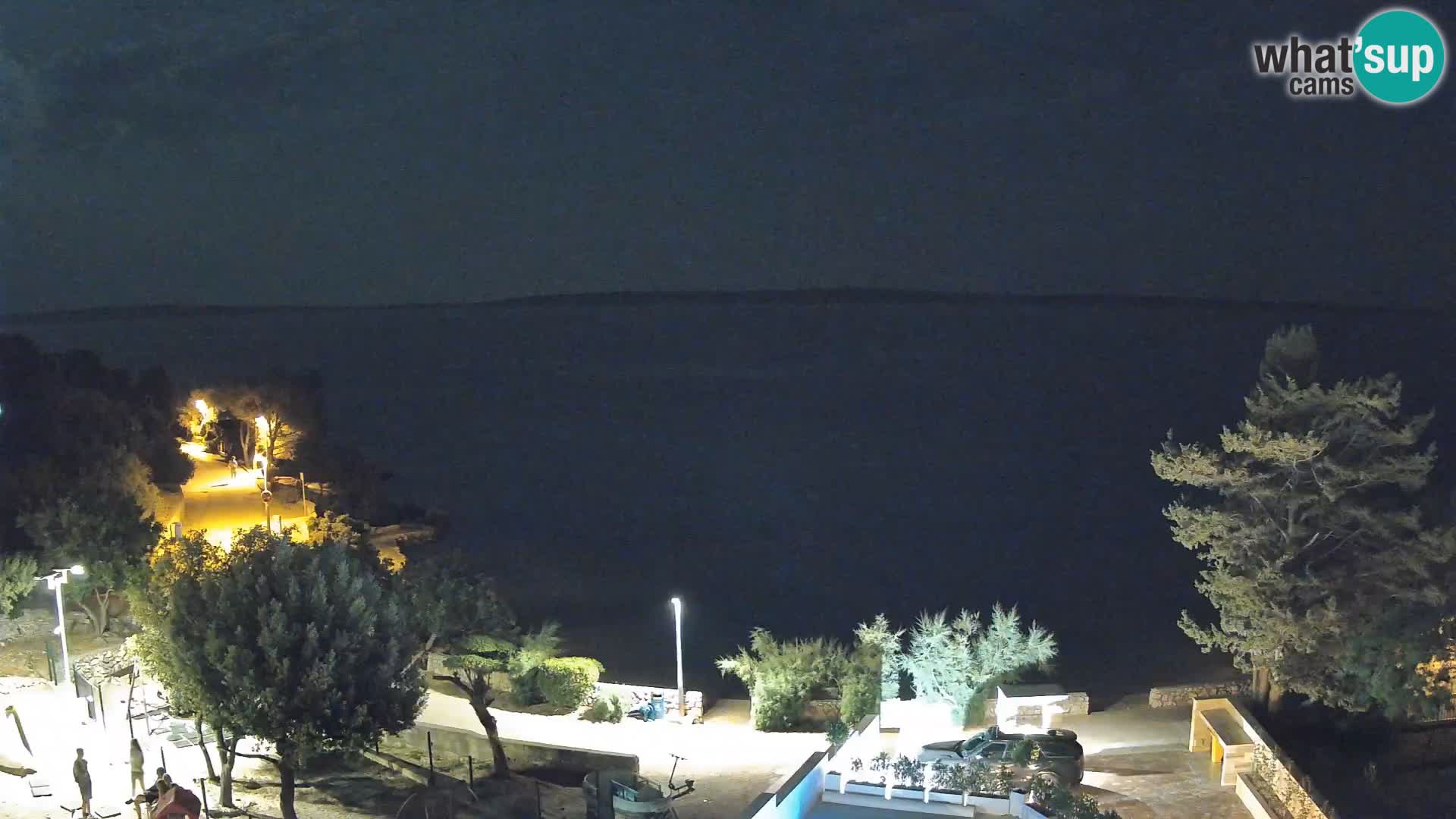 Webcam Plaža Male Mandre – Diretta dalla spiaggia sull’isola di Pag