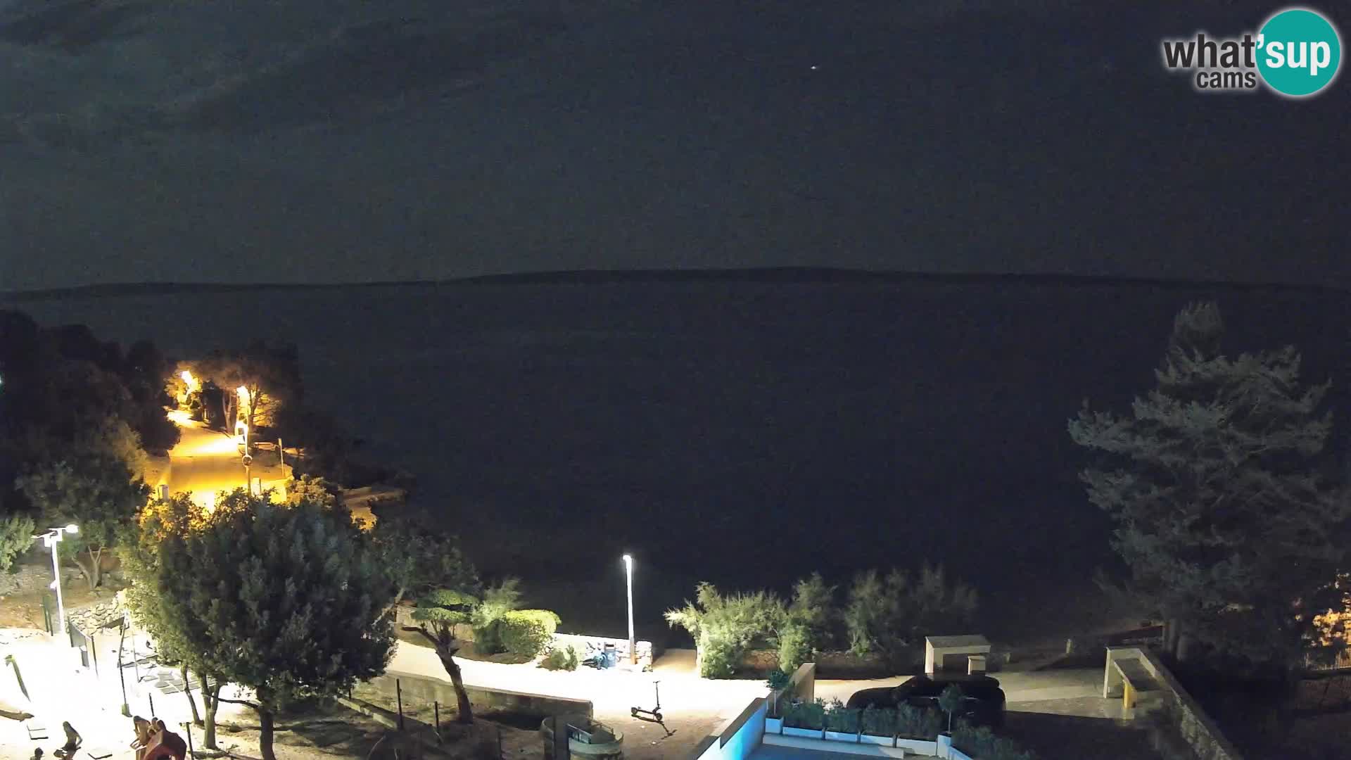 Webcam Plaža Male Mandre – Diretta dalla spiaggia sull’isola di Pag