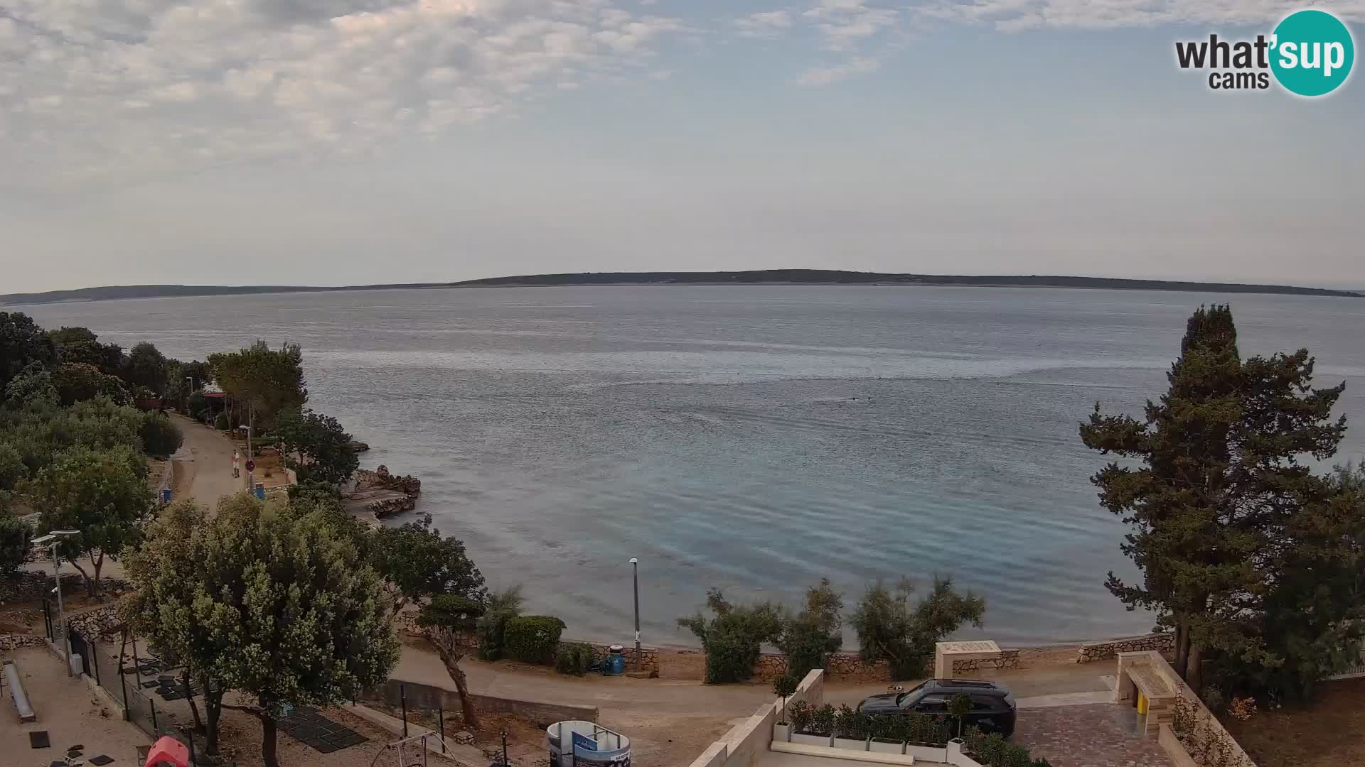 Webcam Plaža Male Mandre – Live View from Pag Island