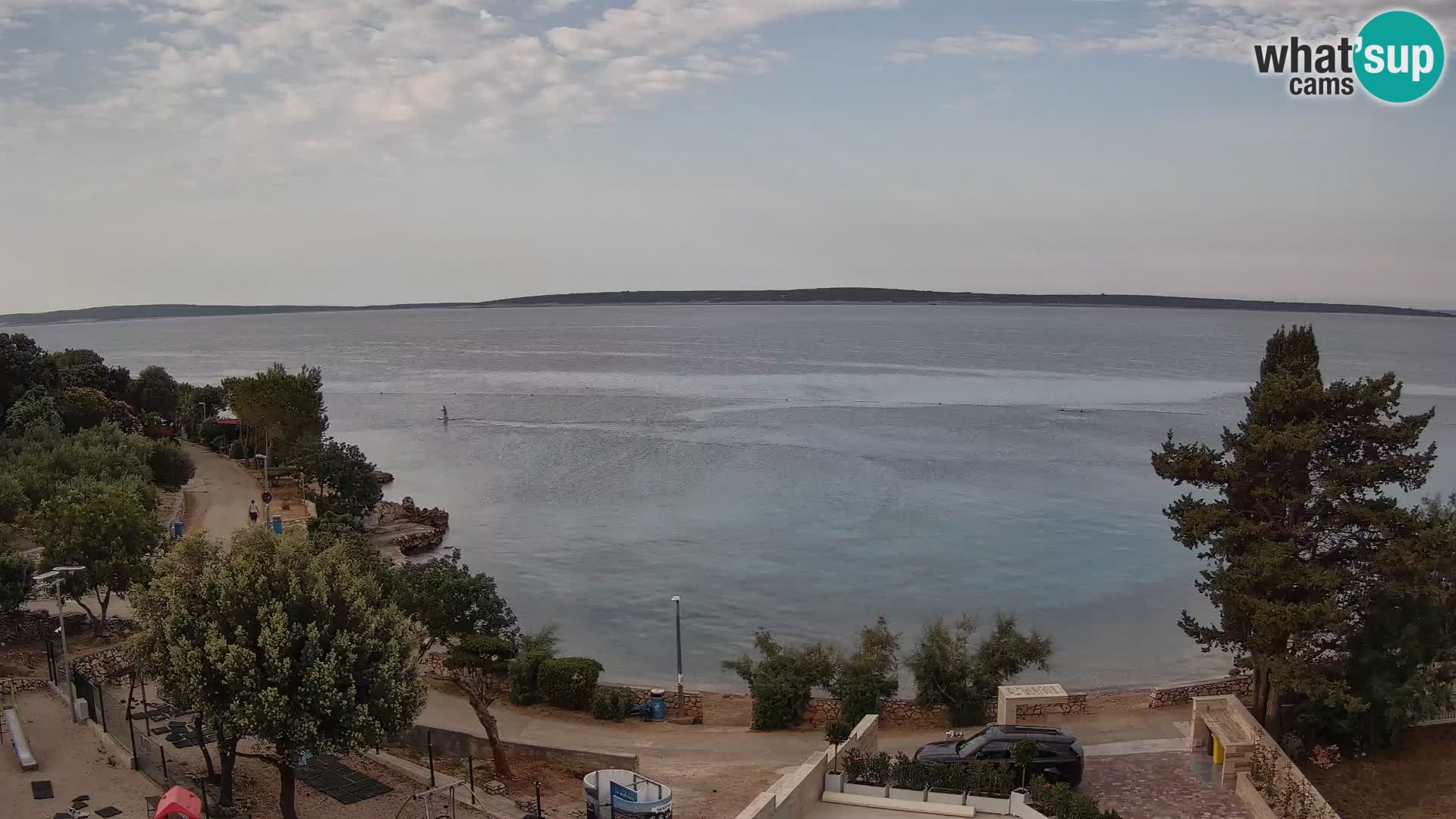 Webcam Plaža Male Mandre – Live View from Pag Island