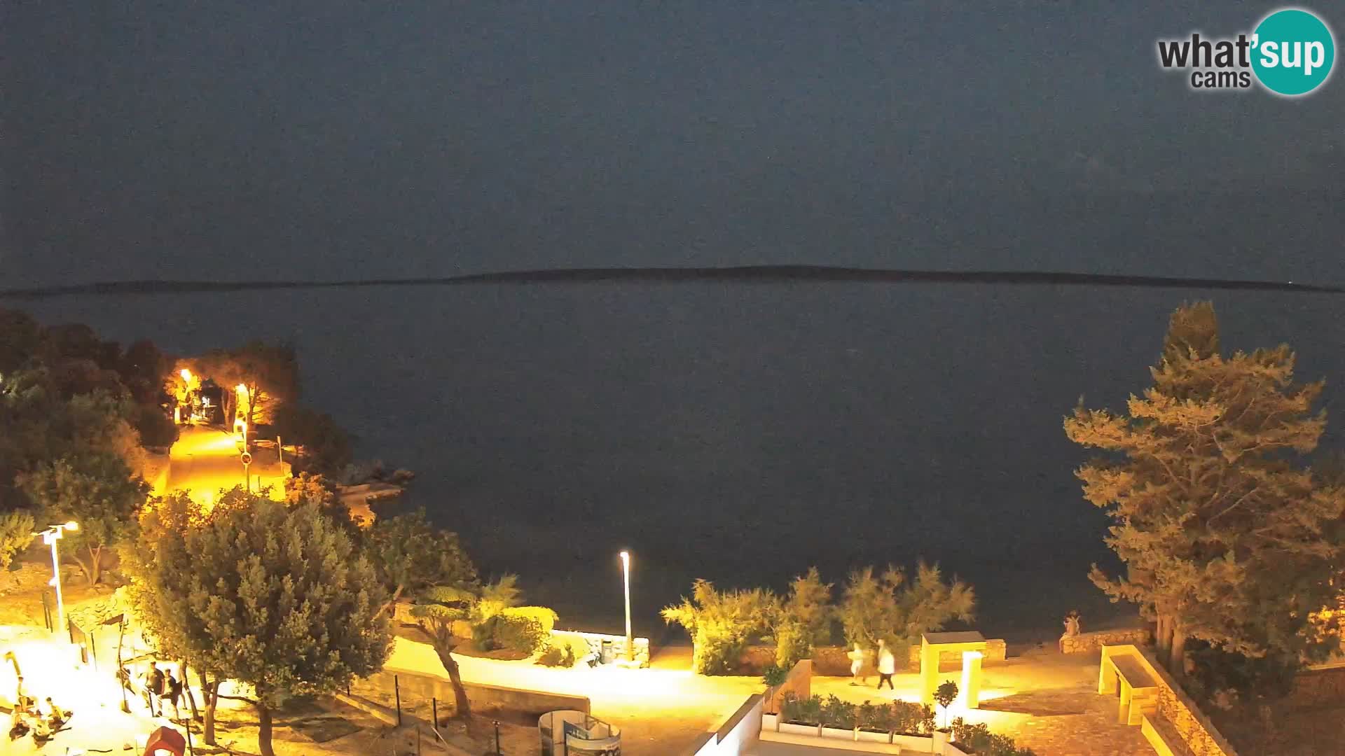Webcam Strand Male Mandre – Liveblick von der Insel Pag