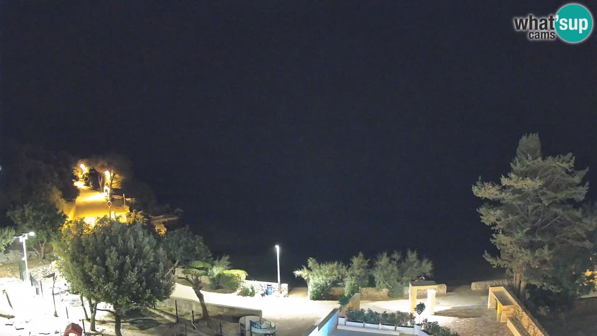 Webcam Strand Male Mandre – Liveblick von der Insel Pag
