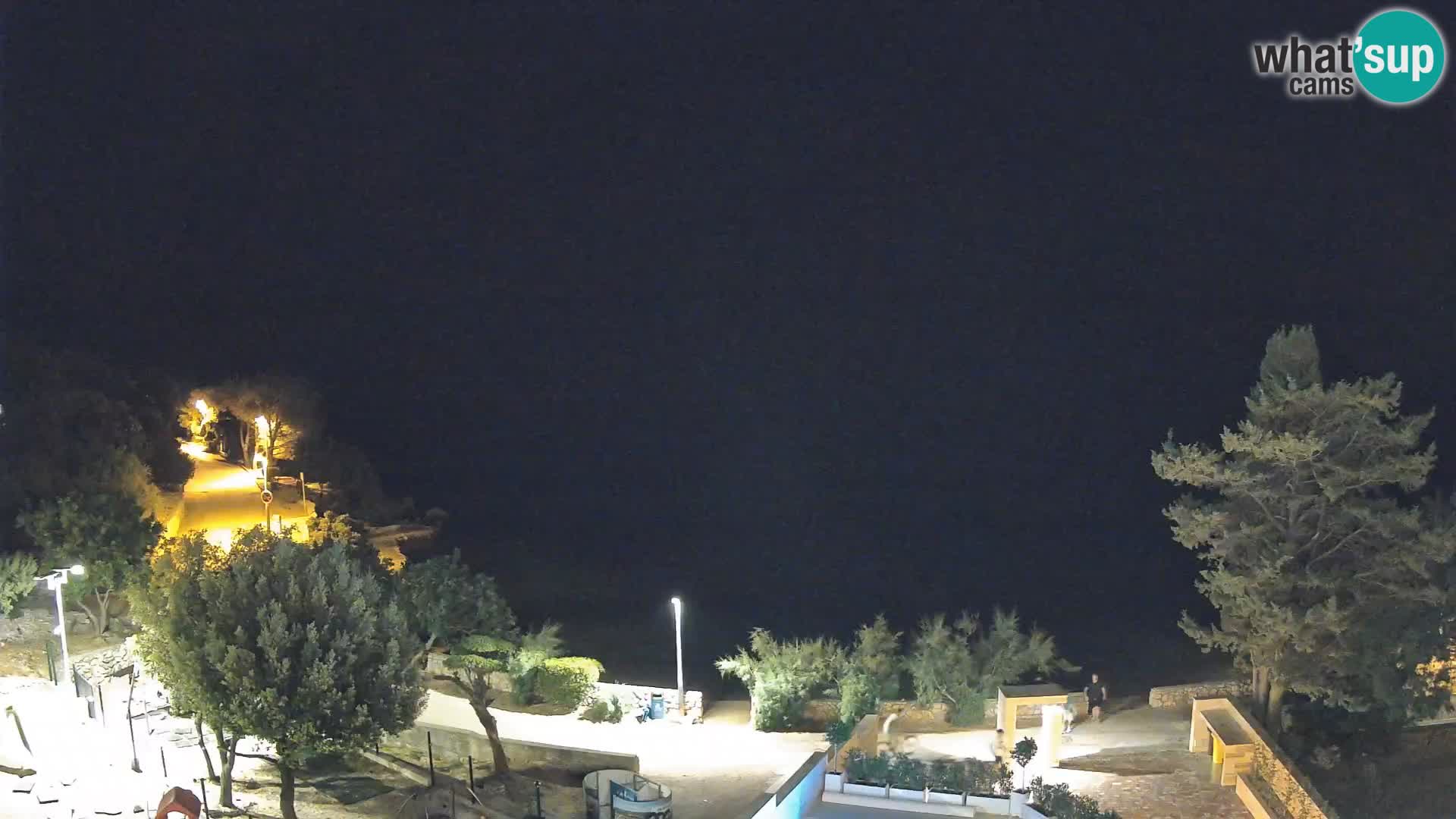 Webcam Strand Male Mandre – Liveblick von der Insel Pag