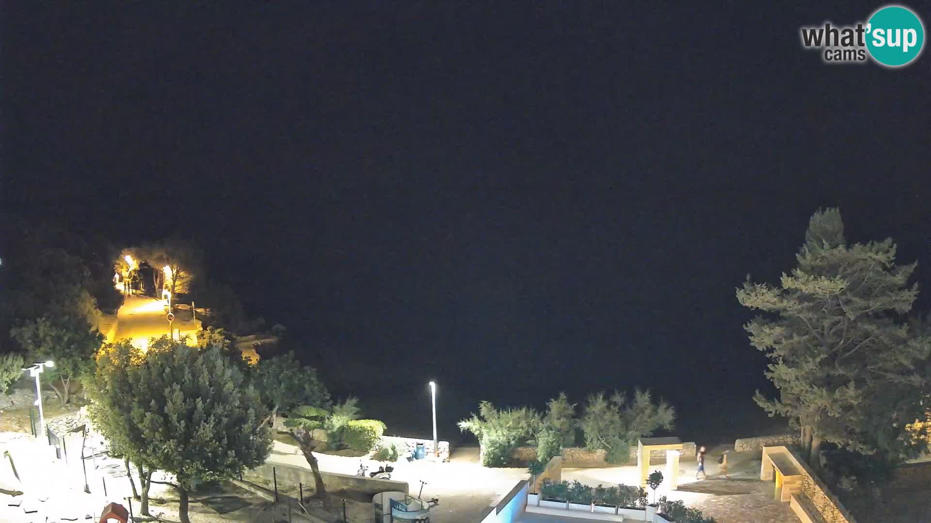 Webcam Strand Male Mandre – Liveblick von der Insel Pag
