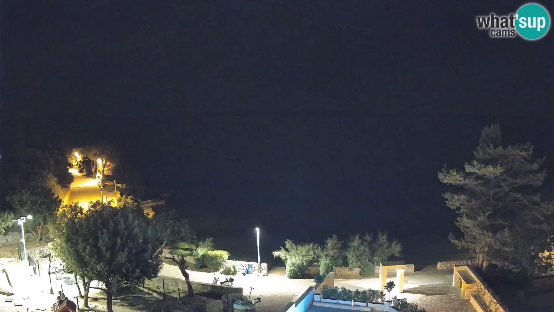 Webcam Plaža Male Mandre – Live View from Pag Island