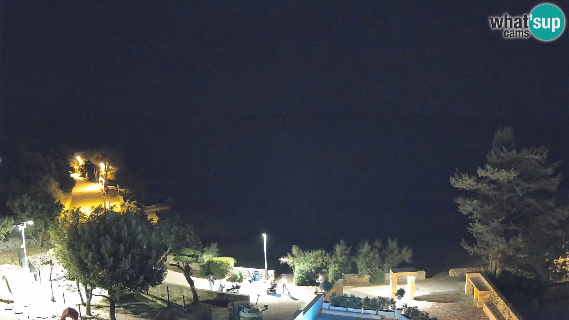Webcam Plaža Male Mandre – Diretta dalla spiaggia sull’isola di Pag