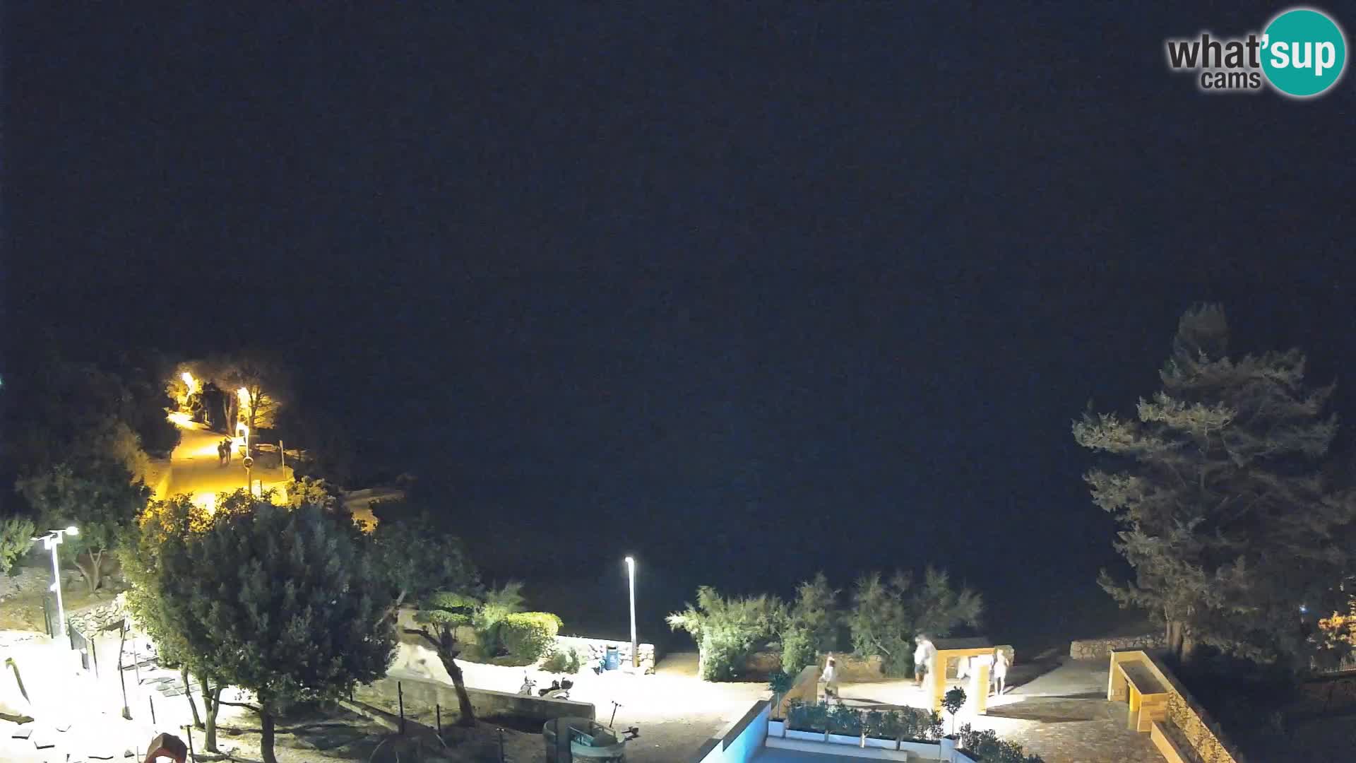 Webcam Plaža Male Mandre – Live View from Pag Island