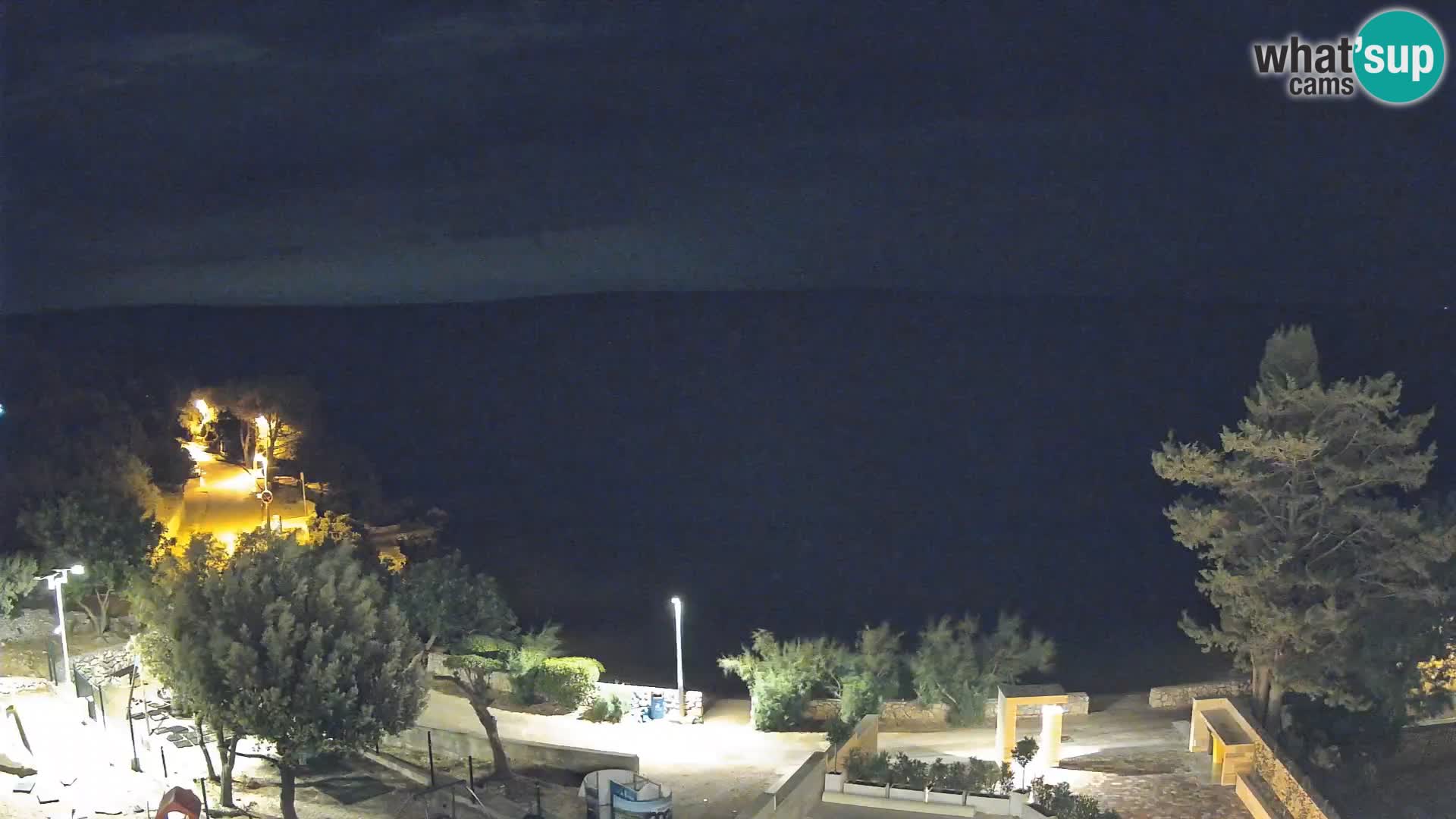 Webcam Plaža Male Mandre – Diretta dalla spiaggia sull’isola di Pag