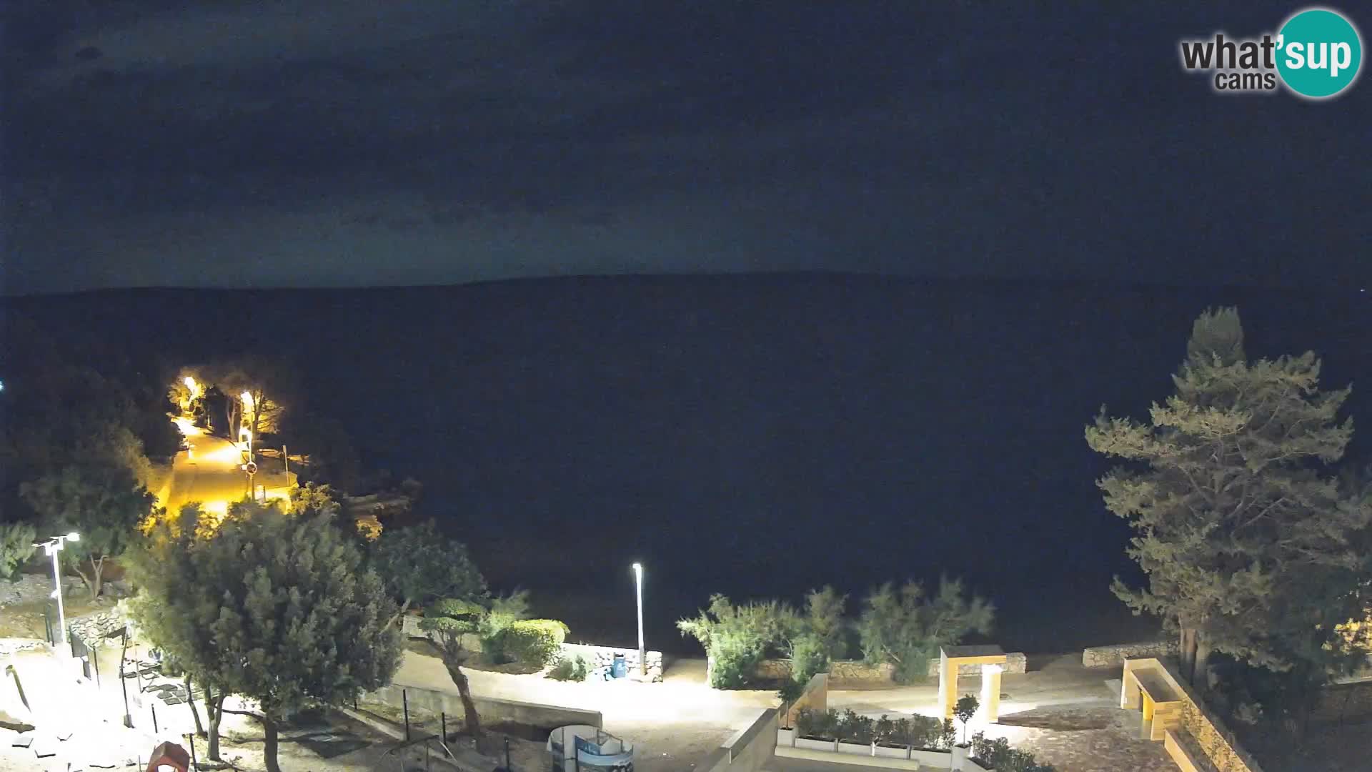 Webcam Plaža Male Mandre – Diretta dalla spiaggia sull’isola di Pag
