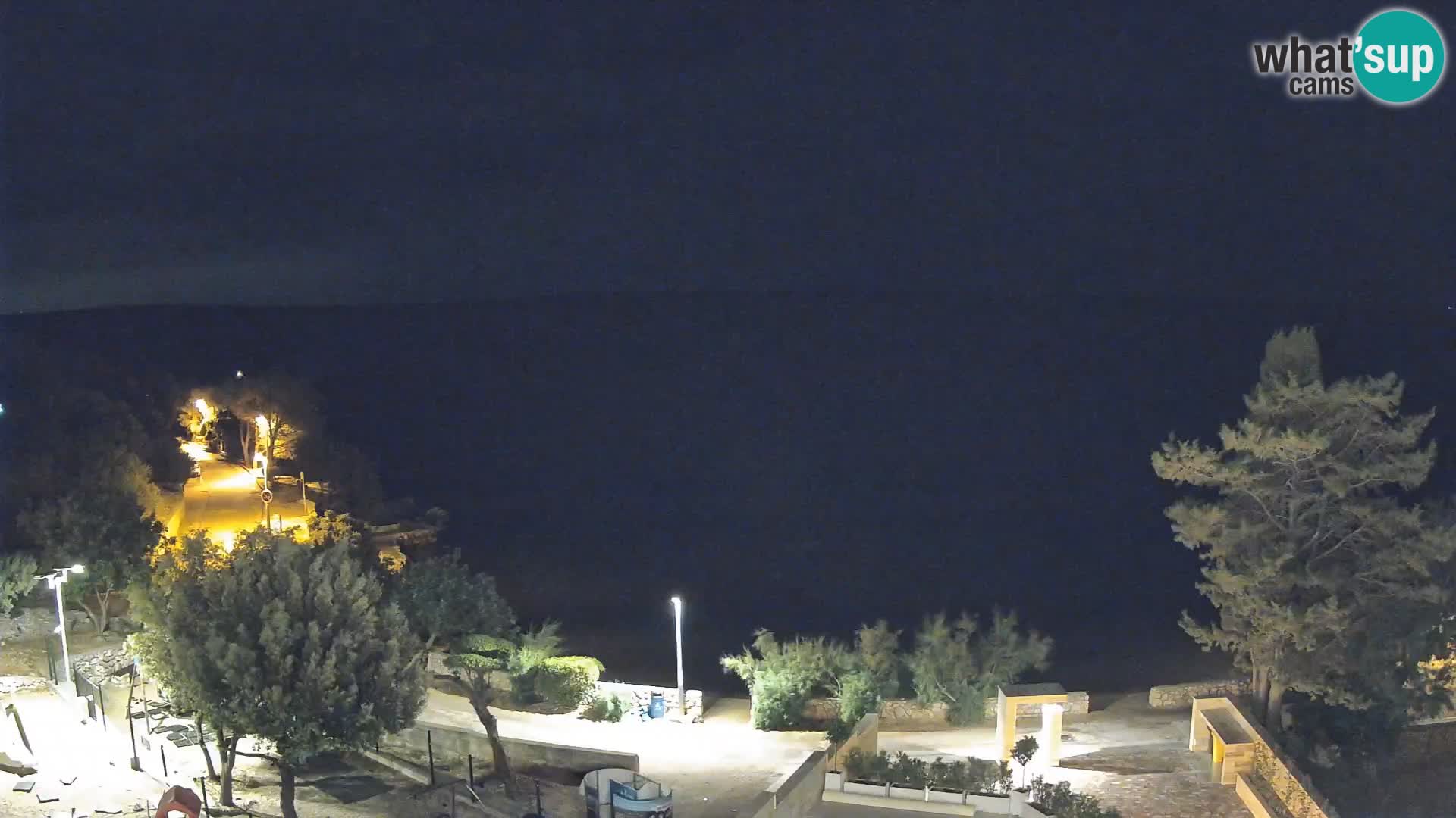 Webcam Plaža Male Mandre – Live View from Pag Island