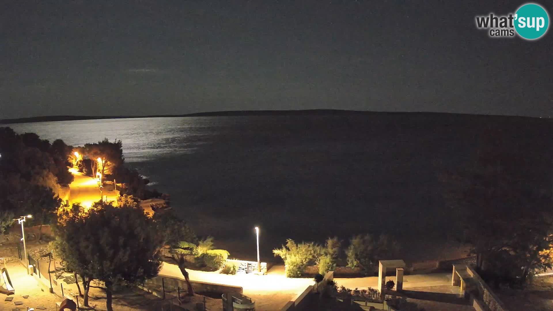 Webcam Plaža Male Mandre – Live View from Pag Island