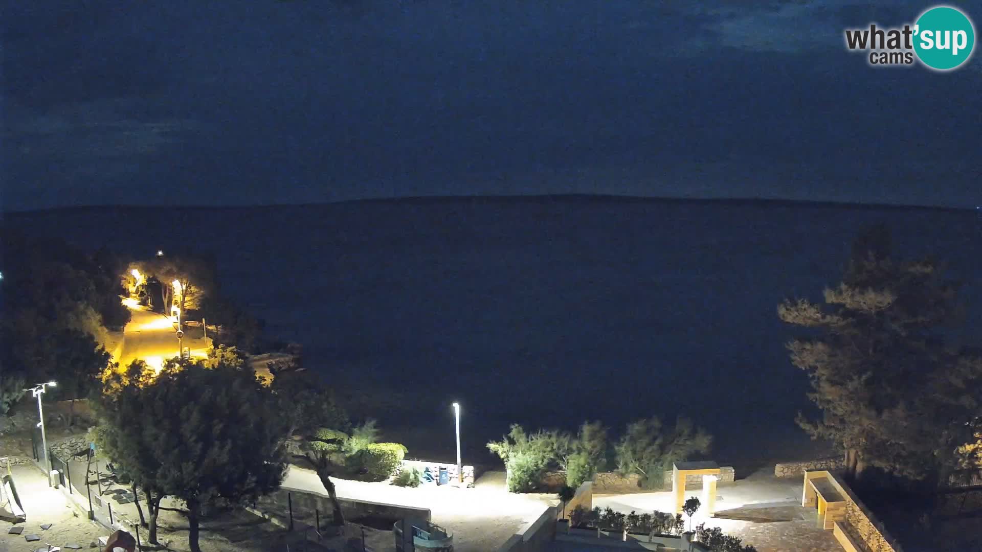 Webcam Strand Male Mandre – Liveblick von der Insel Pag