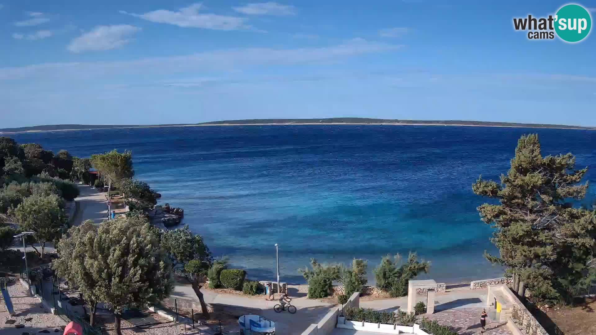 Webcam Plaža Male Mandre – Live View from Pag Island