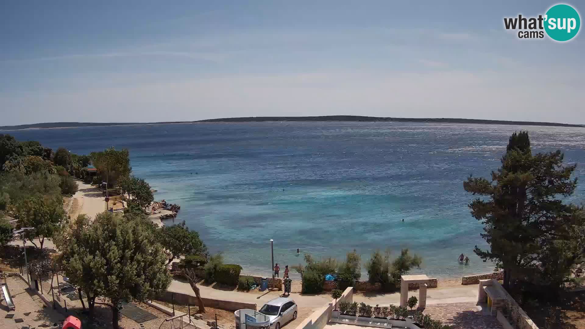 Webcam Playa Male Mandre en directo – Isla de Pag