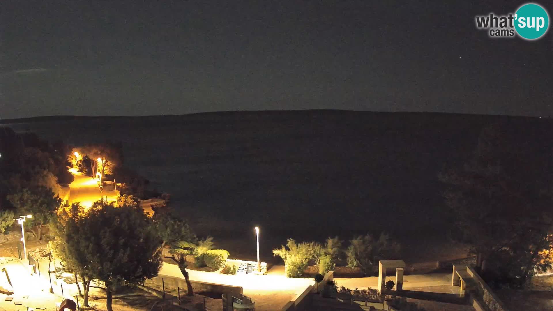Webcam Plaža Male Mandre – Live View from Pag Island