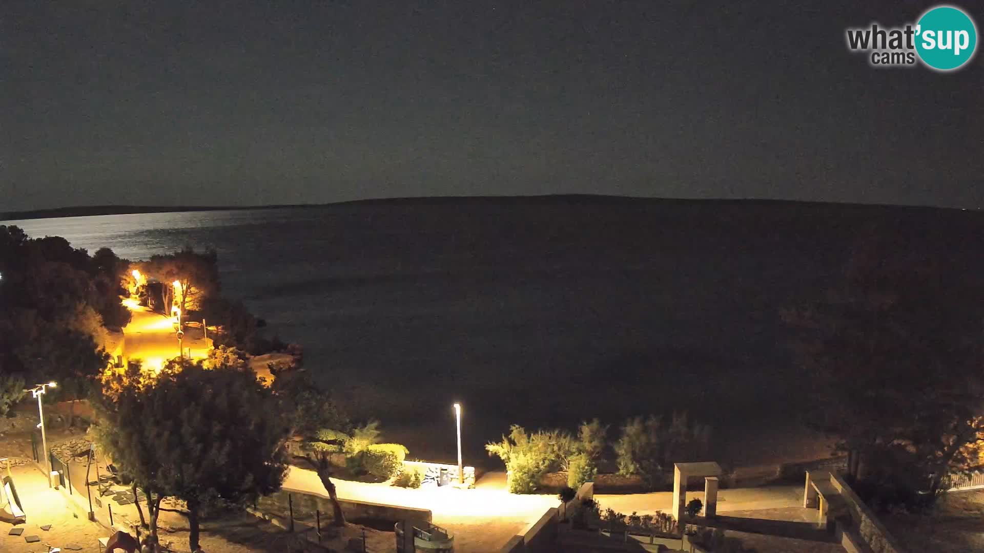 Webcam Plaža Male Mandre – Live View from Pag Island