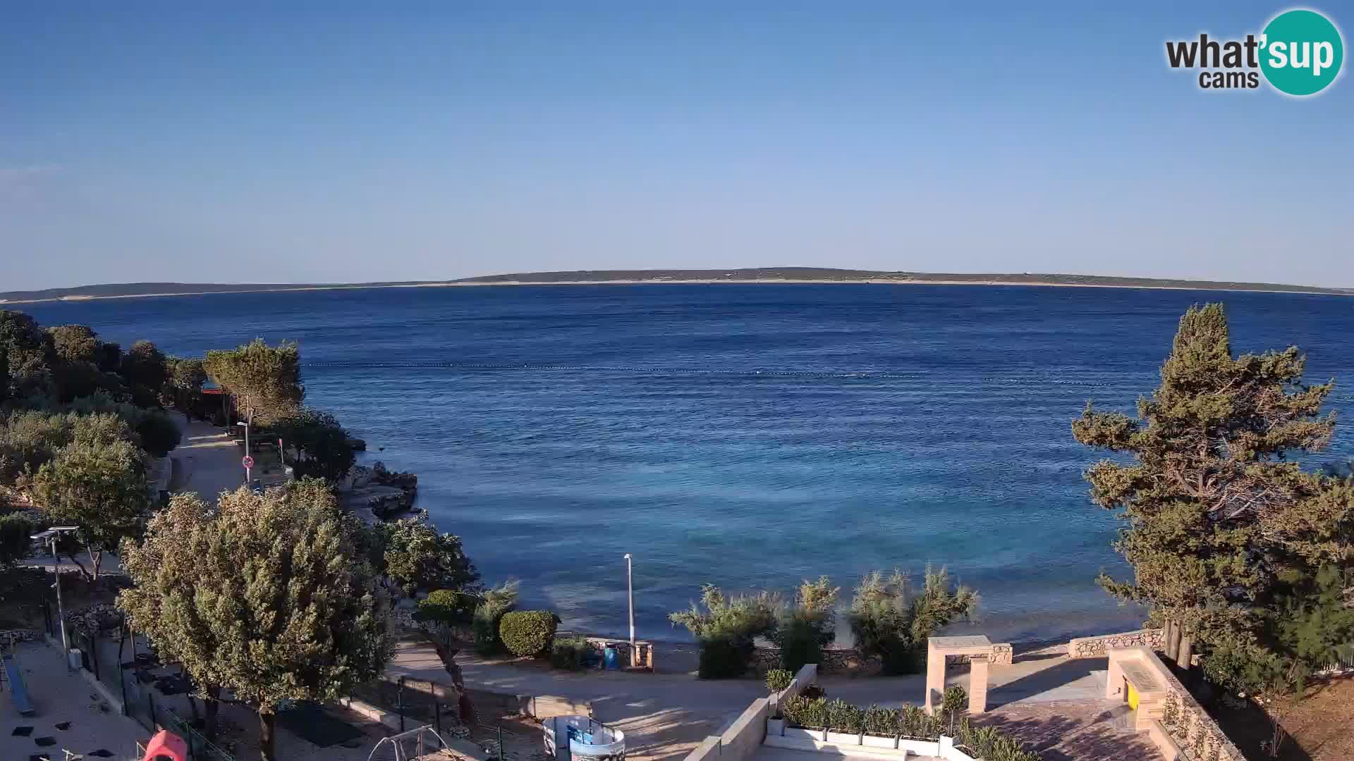 Webcam Playa Male Mandre en directo – Isla de Pag
