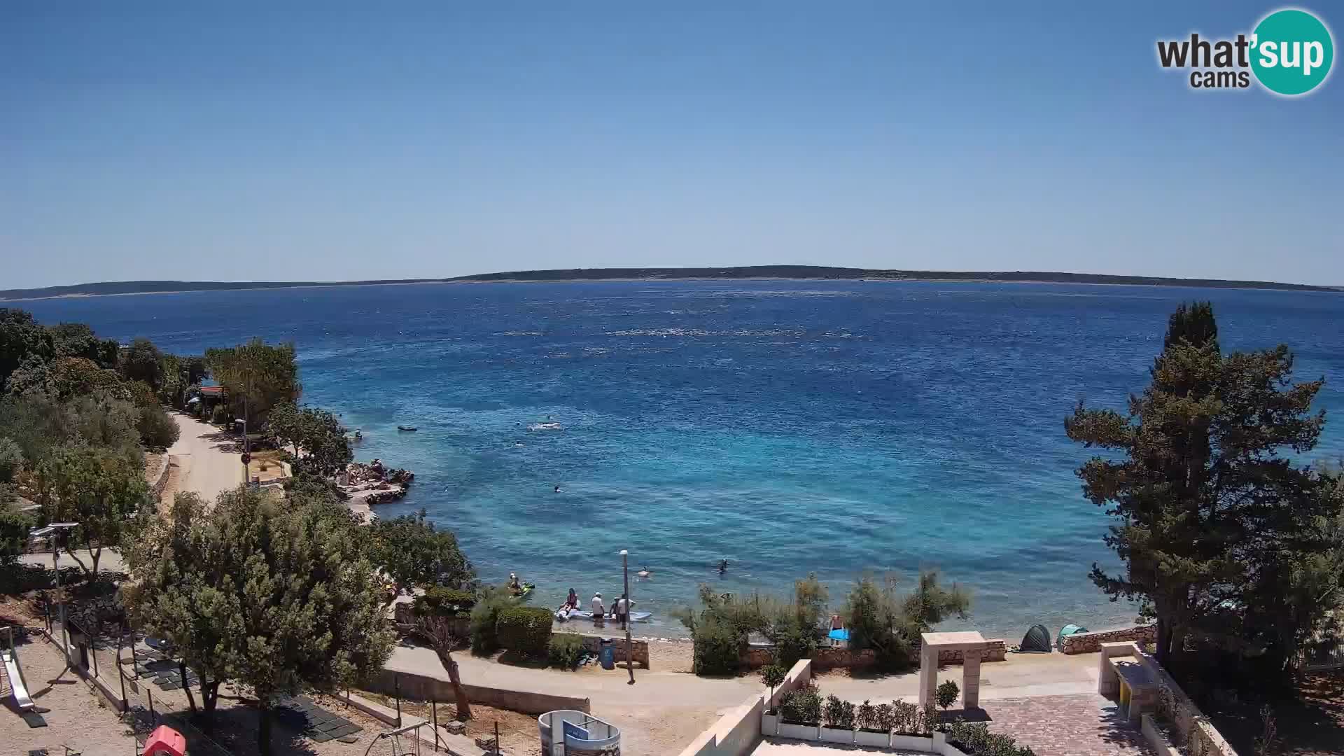 Webcam Playa Male Mandre en directo – Isla de Pag