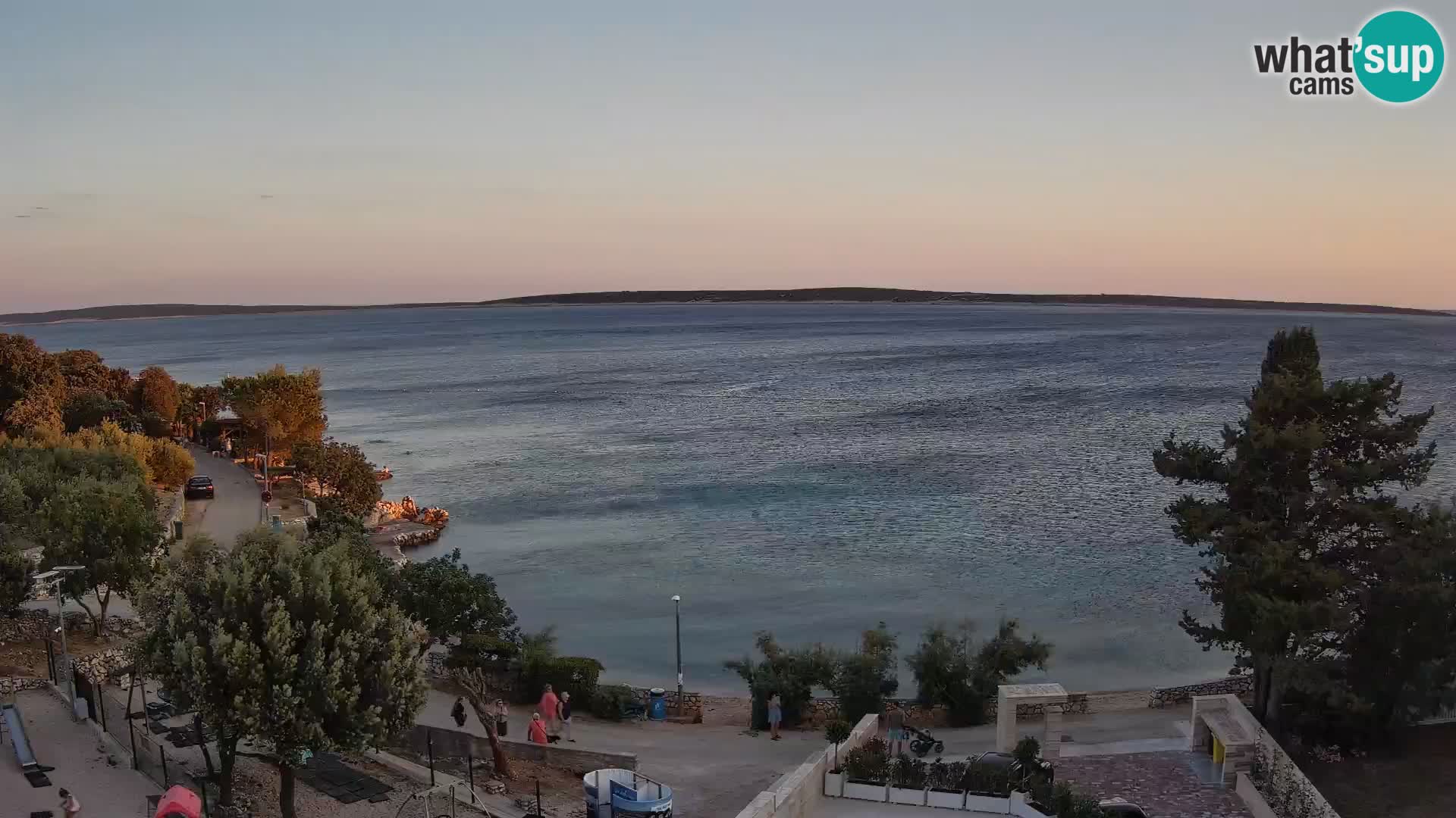 Webcam Plaža Male Mandre – Live View from Pag Island