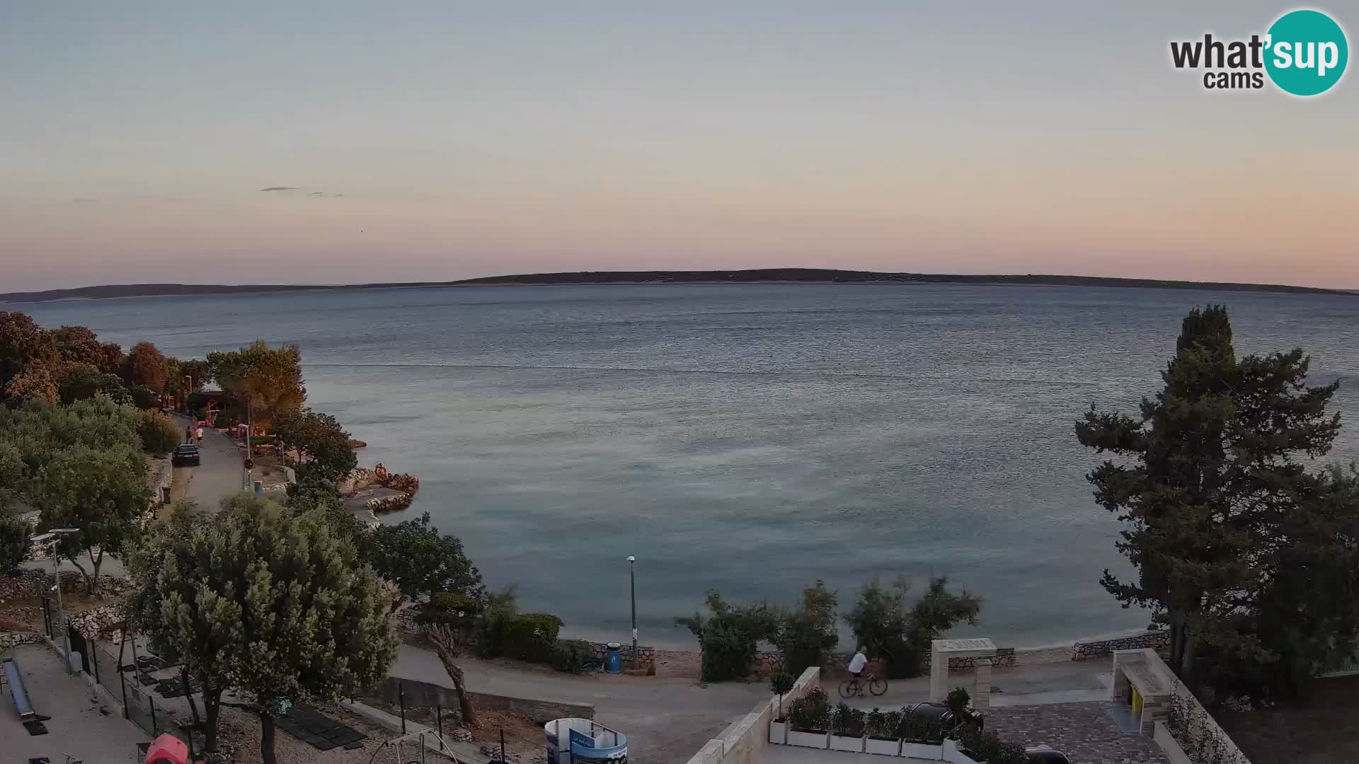 Webcam Plaža Male Mandre – Live View from Pag Island
