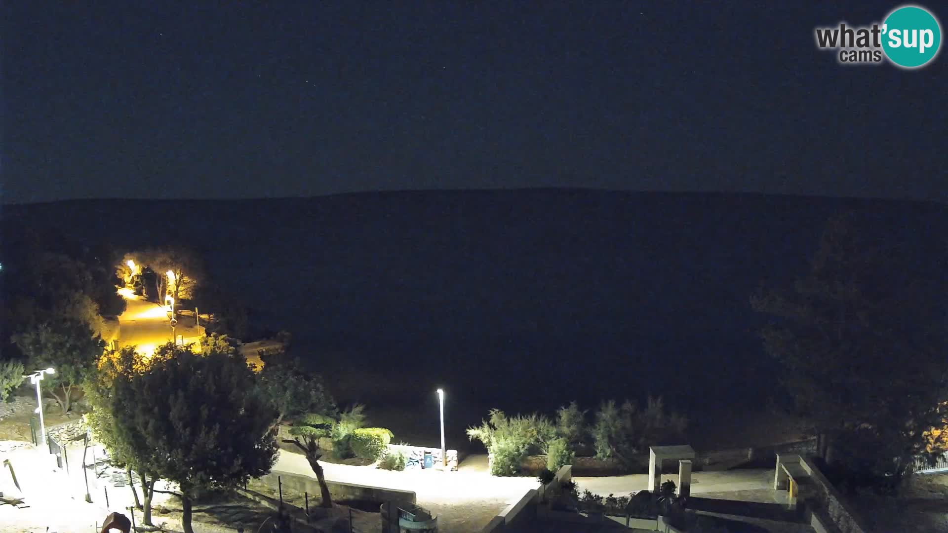 Webcam Plaža Male Mandre – Diretta dalla spiaggia sull’isola di Pag