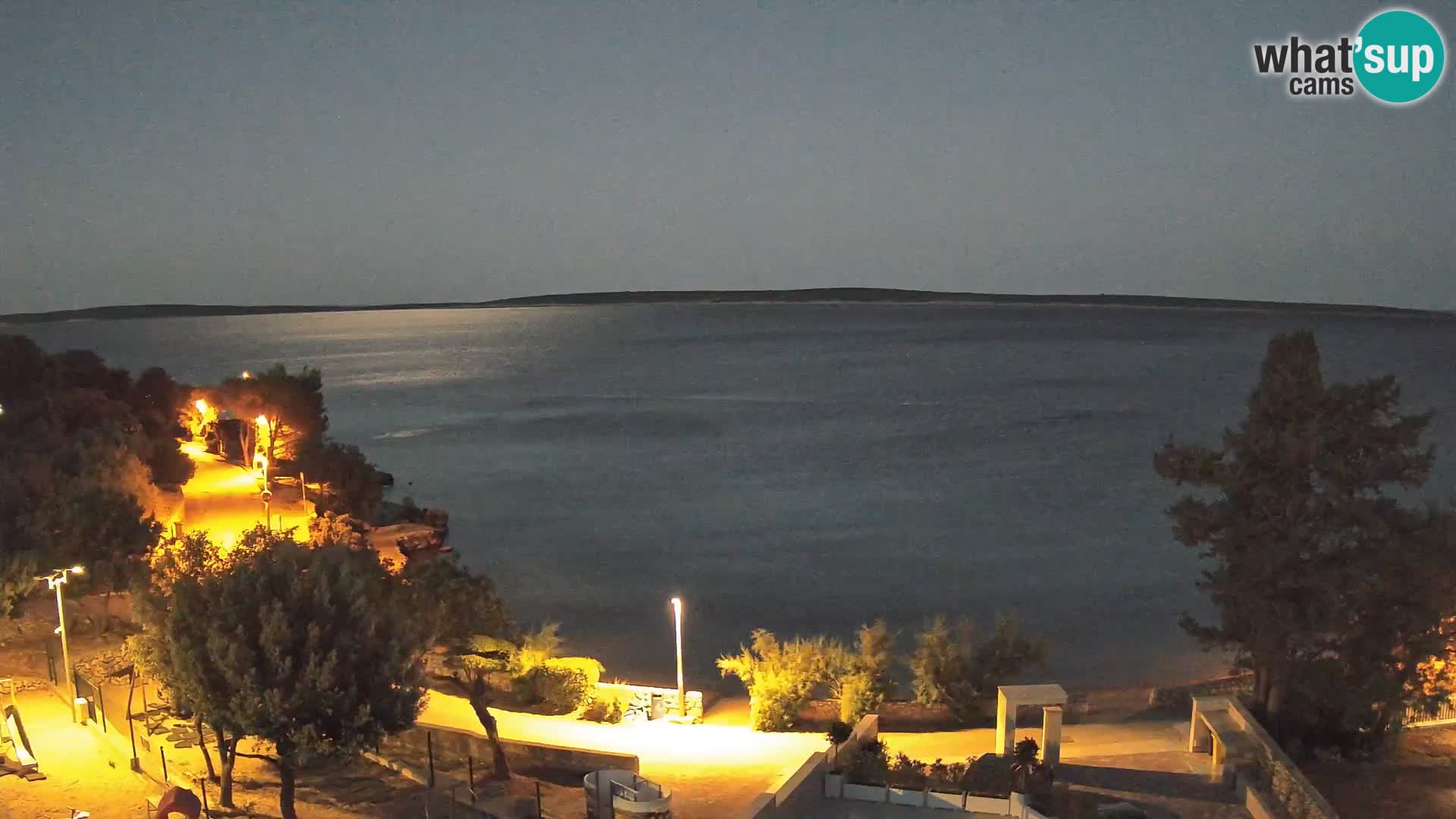 Webcam Plaža Male Mandre – Live View from Pag Island