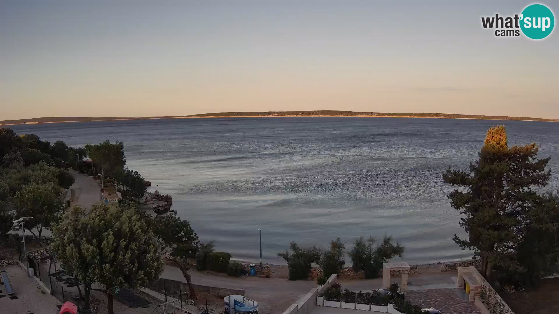 Webcam Plaža Male Mandre – Live View from Pag Island