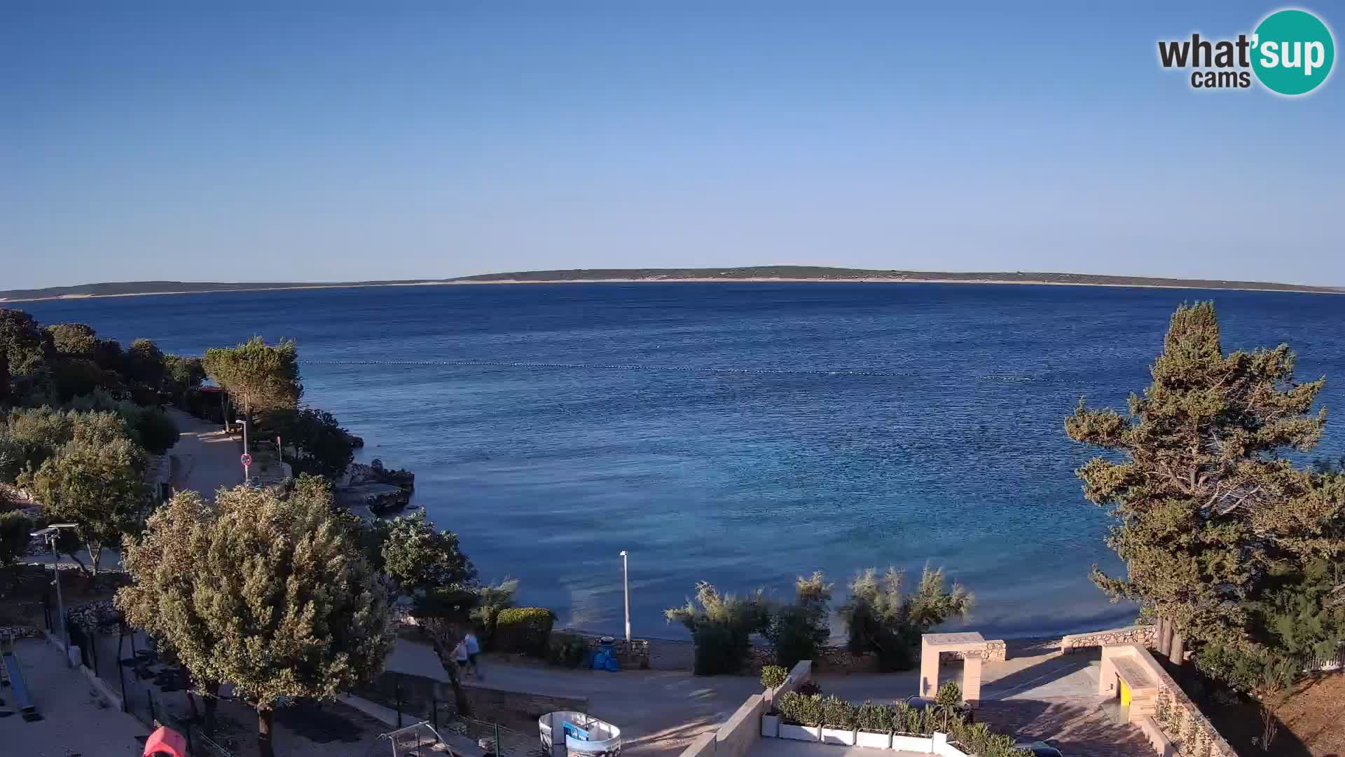 Webcam Playa Male Mandre en directo – Isla de Pag